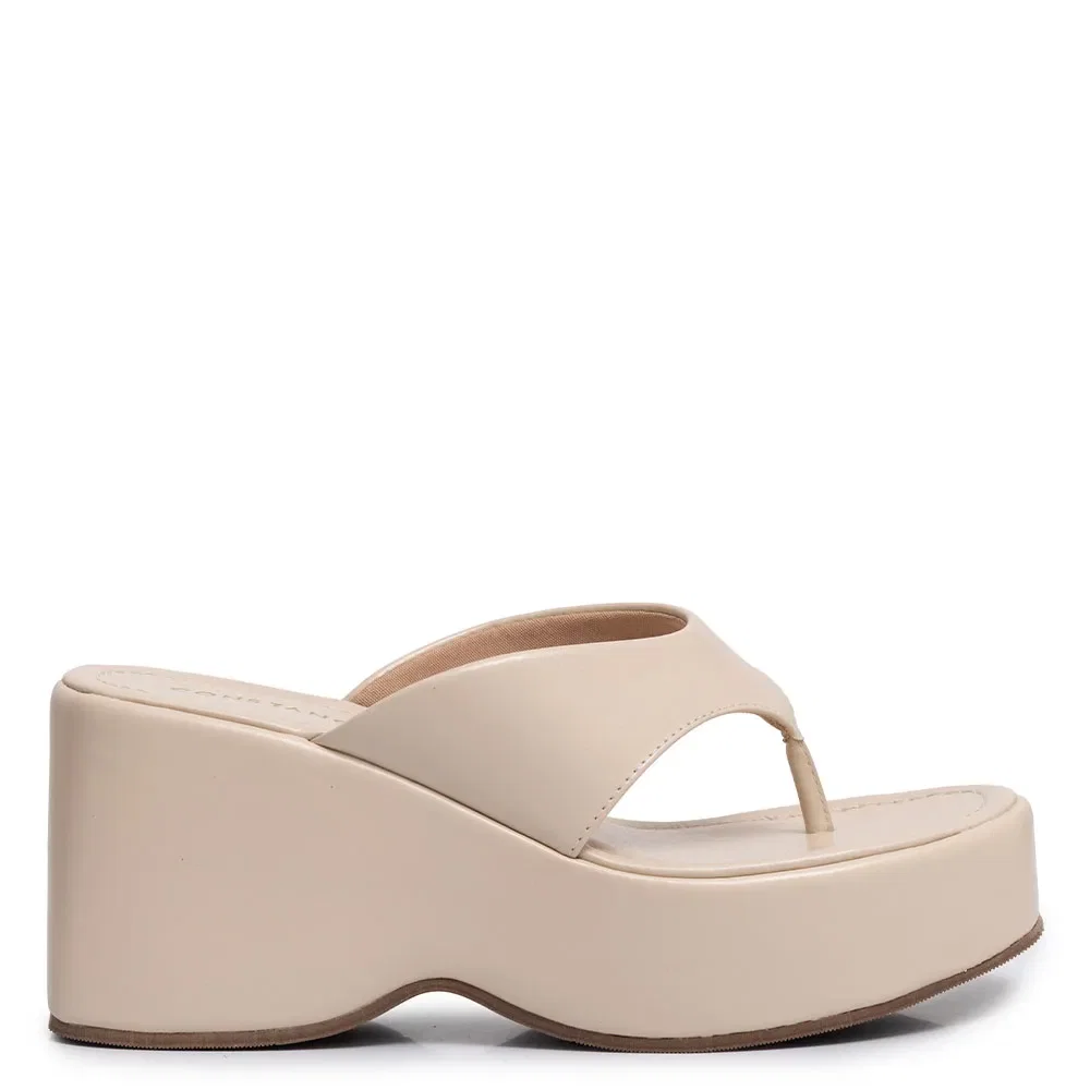 Tamanco Anabela Off White — imagem 1