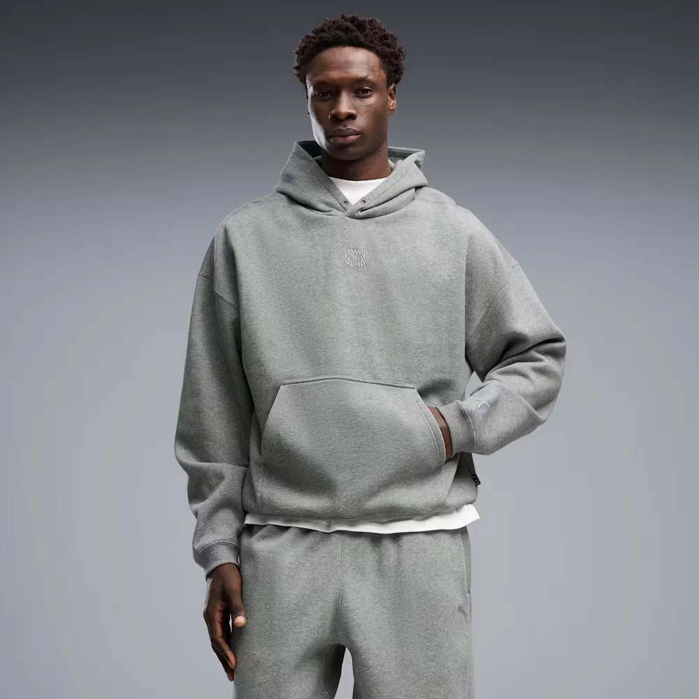 Moletom com Capuz Fundamentals Fleece Relaxed Basquete Masculino