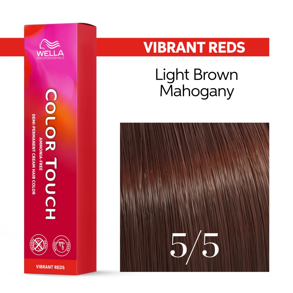 Tonalizante Wella Color Touch 5/5 Castanho Claro Acaju