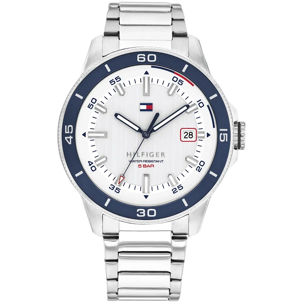 Relógio Tommy Hilfiger Remy Masculino em Aço Prateado 1792227