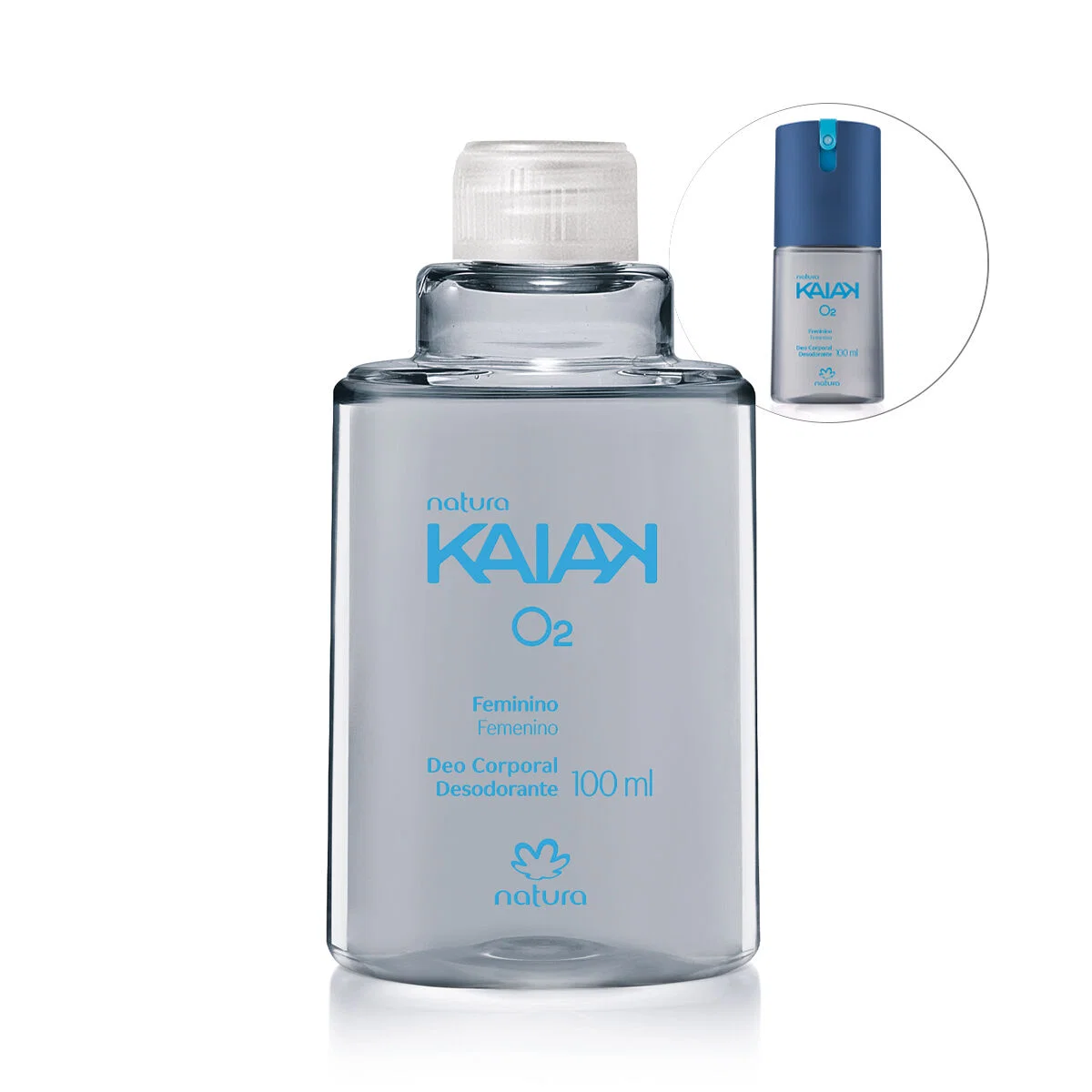Refil Desodorante Corporal Kaiak O2 Feminino 100 ml