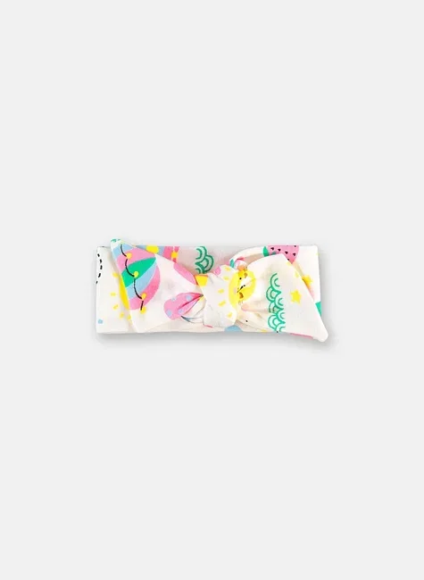 Faixa Dupla Em Suedine Premium Para Bebê Menina Multicolor Up Baby