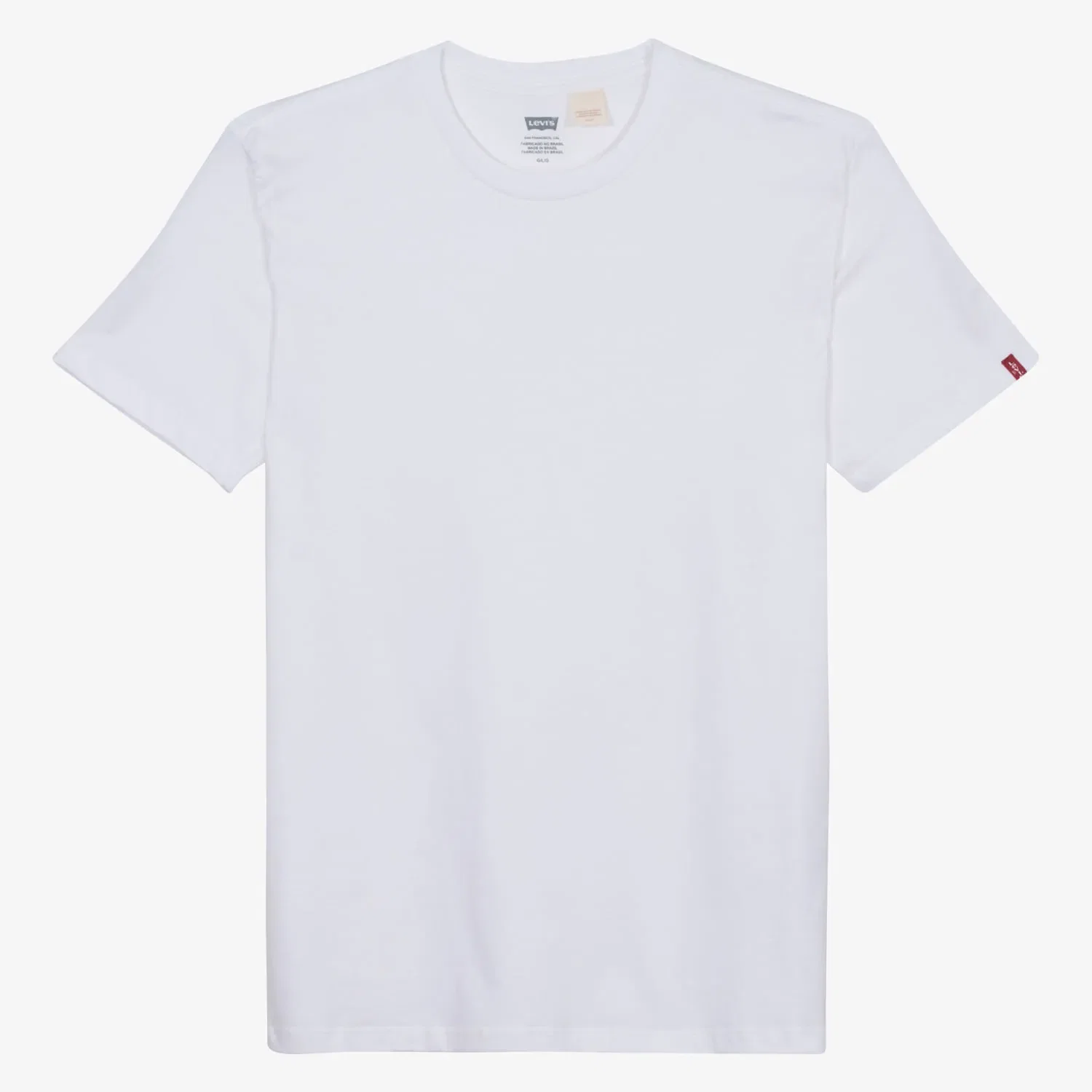Camiseta Levi's® Slim Tab Branca Manga Curta — imagem 1