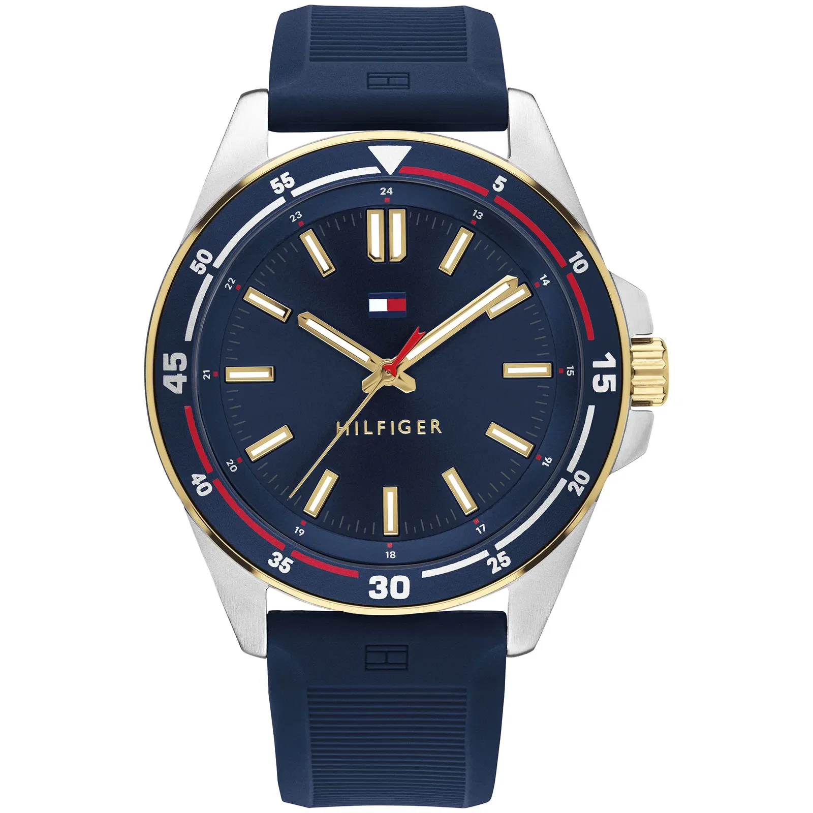Relógio Tommy Hilfiger David Masculino em Borracha Azul 1710785