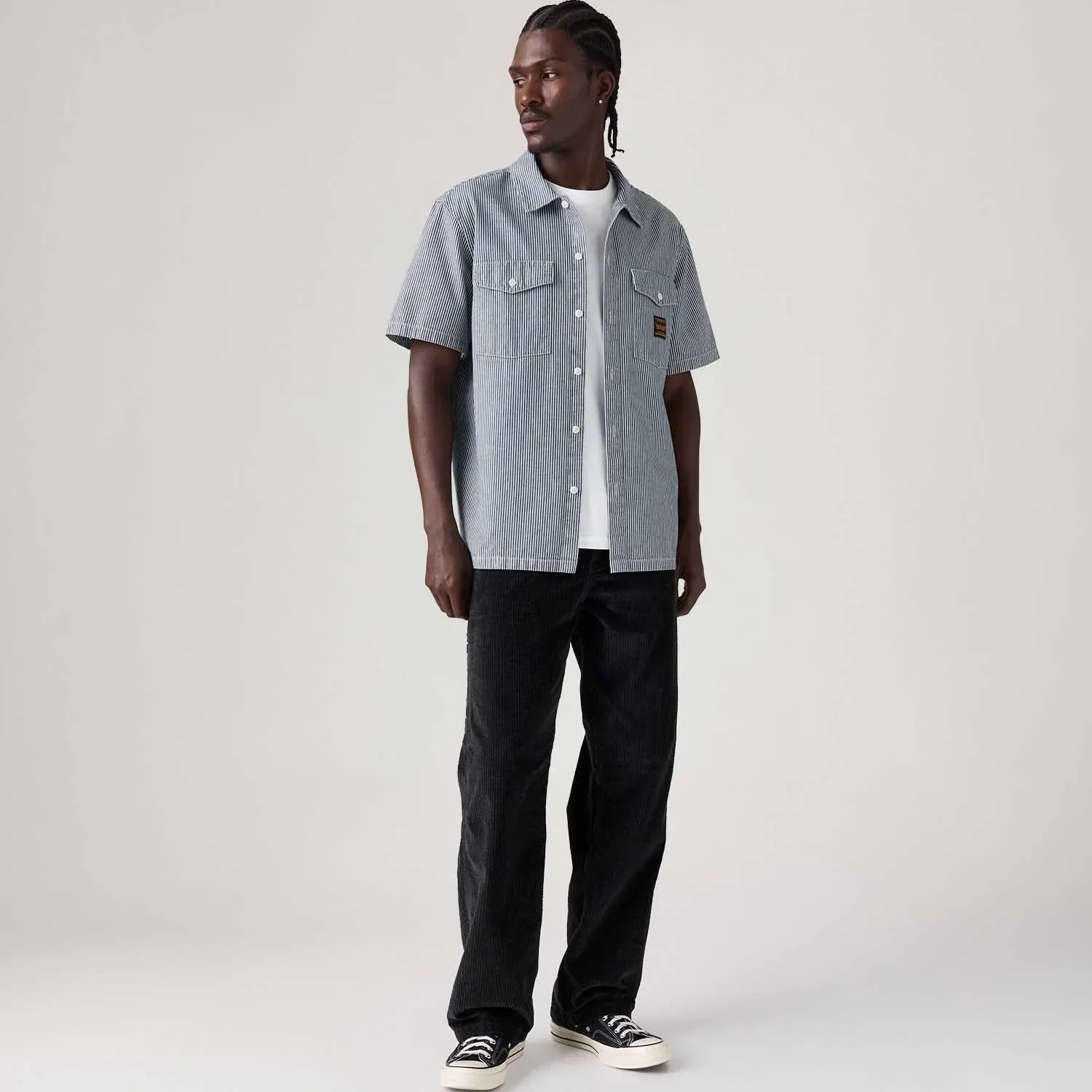 Calça Jeans Levi's® 568® Loose Carpenter Preta — imagem 1