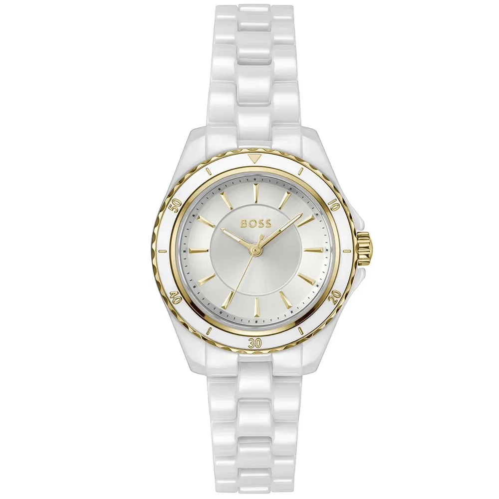 Relógio Boss Sage Aqua Feminino em Cerâmica Branca 1502850 — imagem 1