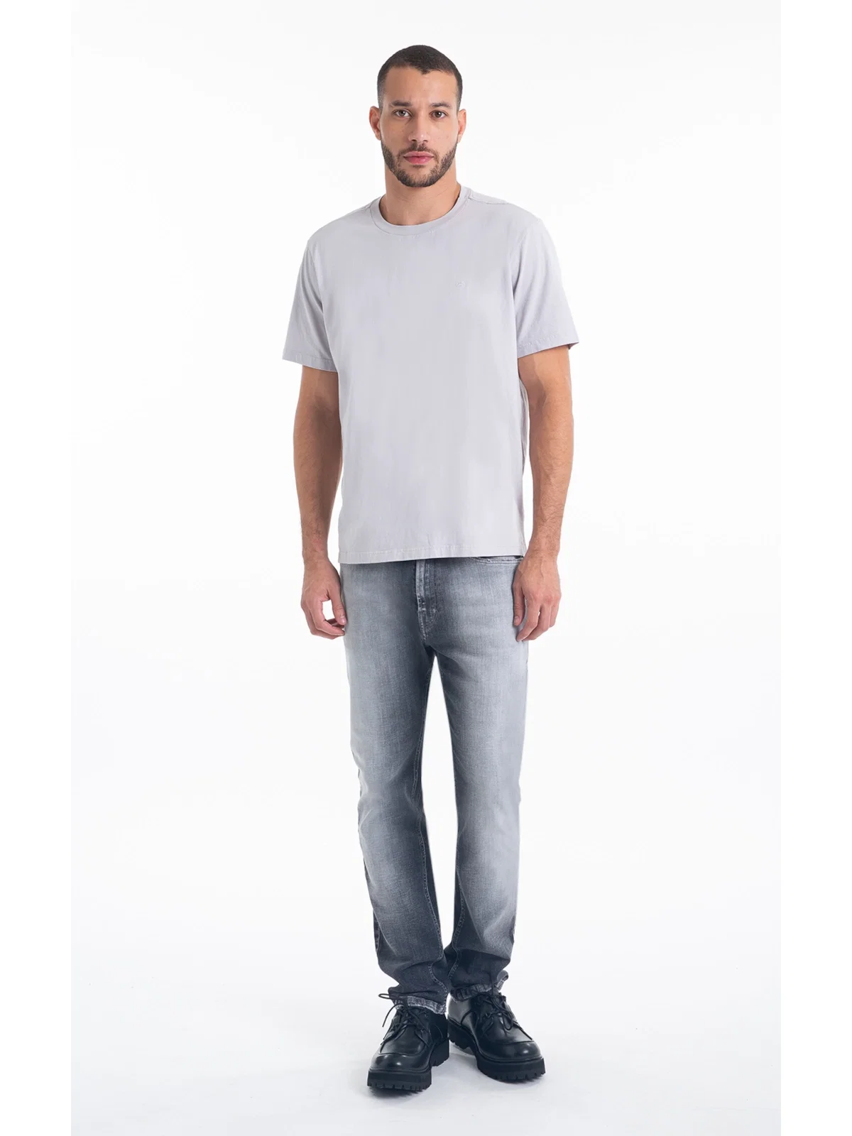 Calça Black Cross Slim Lav.Grey