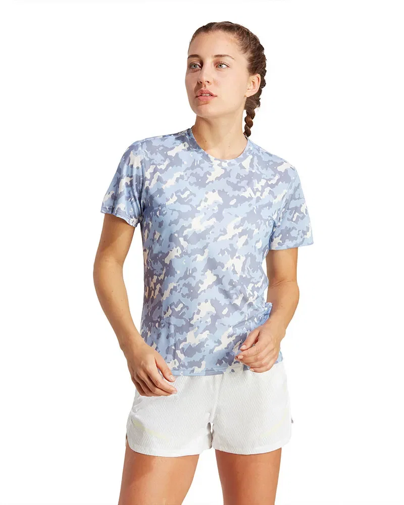 Camiseta Adidas Camo Feminina — imagem 1