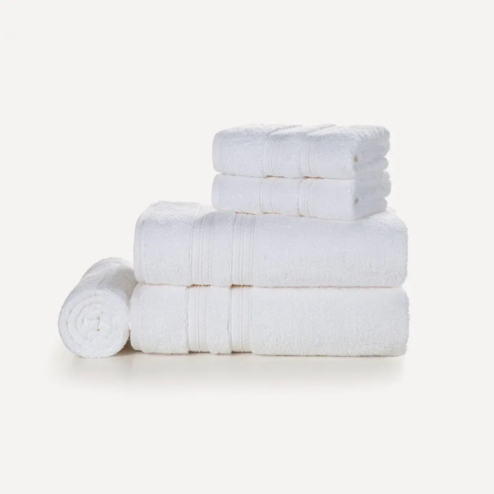 Jogo de Banho Gigante Karsten 100% Algodão 5 peças Unika Branco