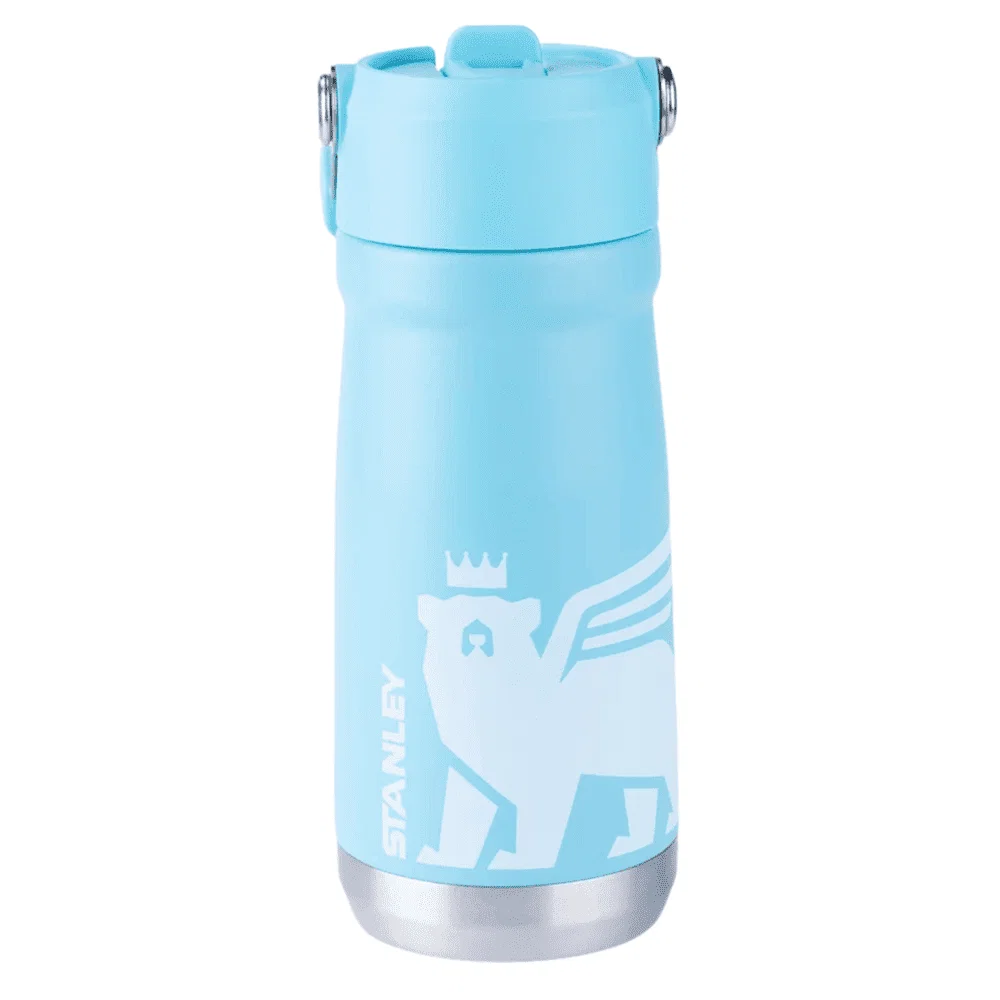 Garrafa Térmica Flip Straw Kids Pool 500ml Stanley Azul
