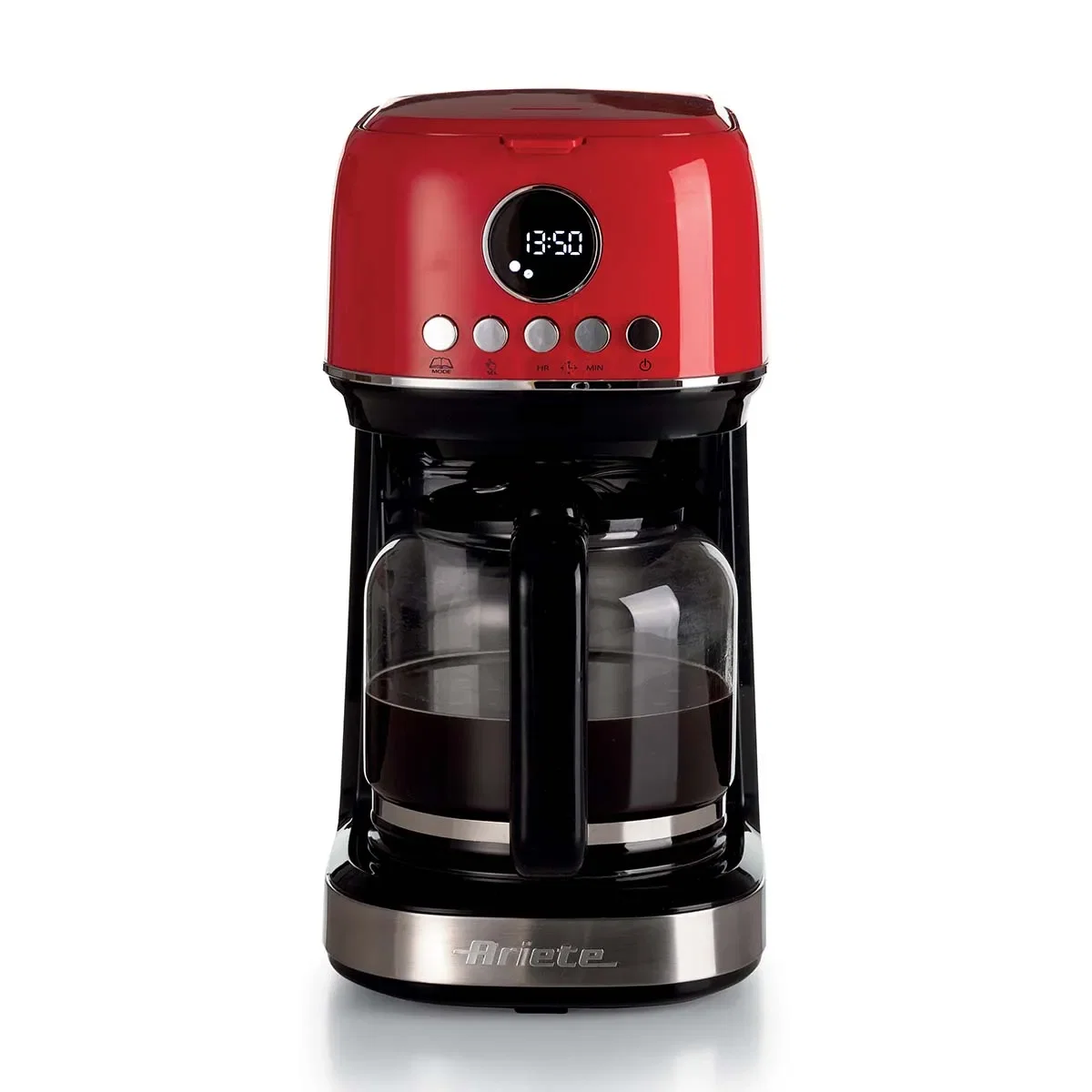 Máquina de Café Programável Moderna 220V Ariete Vermelho — imagem 1