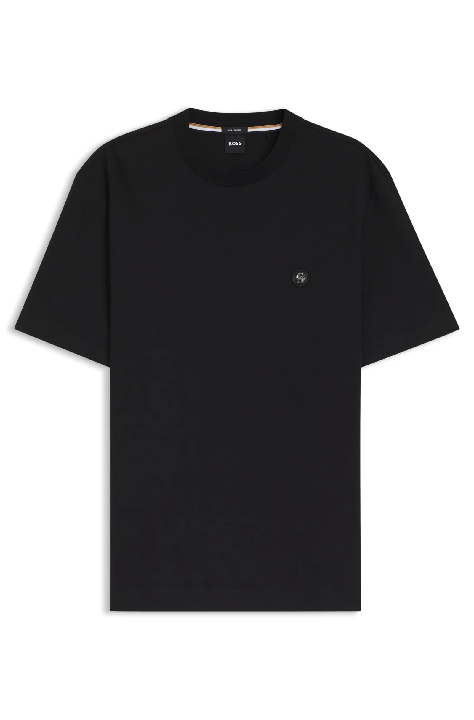 Camiseta De Algodão Mercerizado Com Monograma Double B — imagem 1