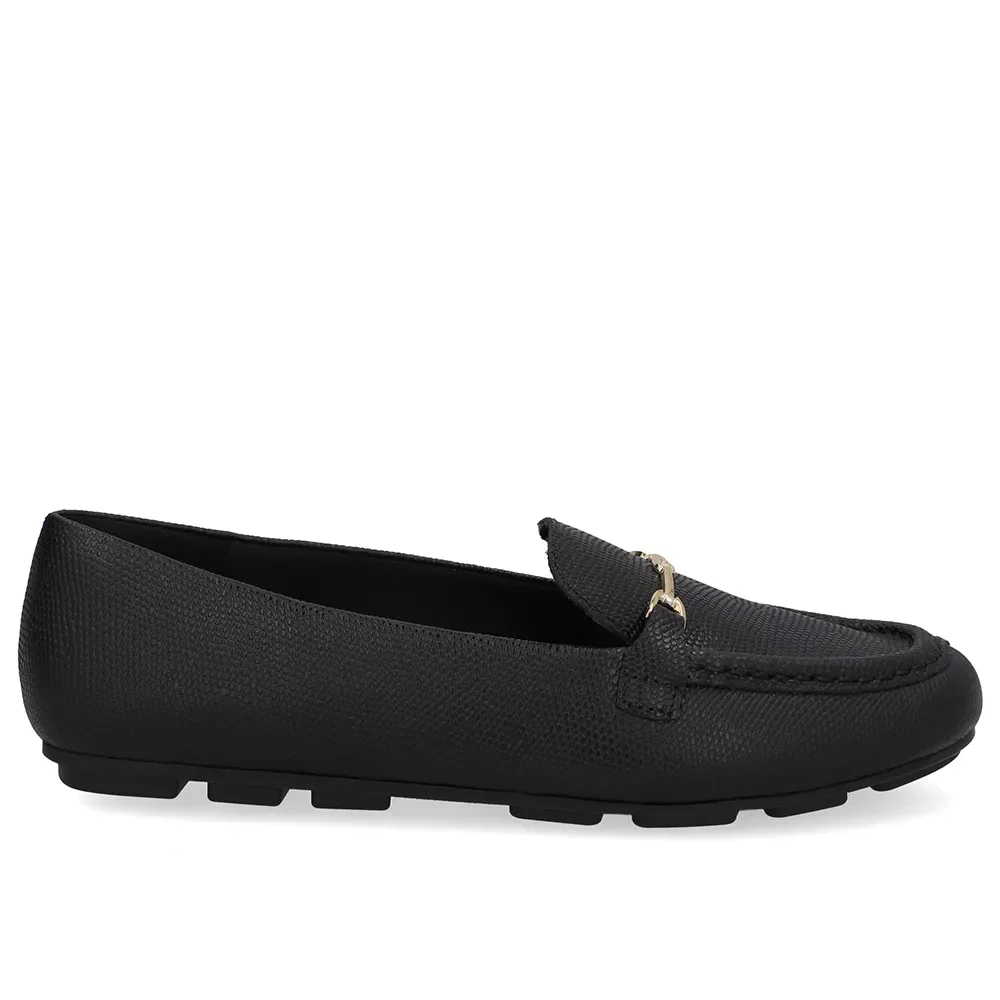 Mocassim Preto Couro Bridão — imagem 1