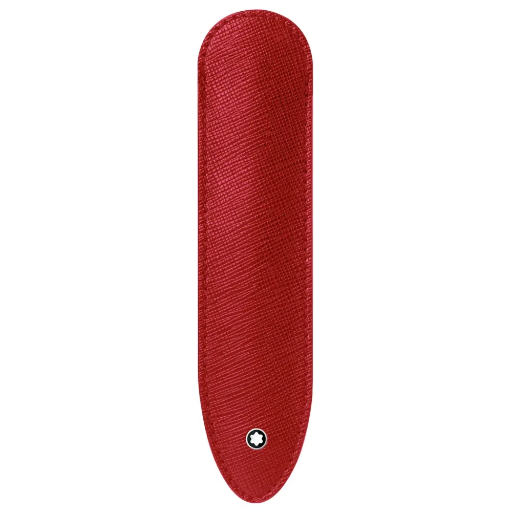 Estojo Montblanc para Instrumento De Escrita Sartorial Masculino Couro Vermelho - 118702 — imagem 1