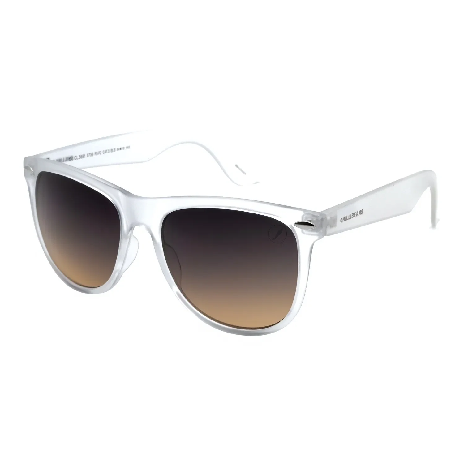 Óculos de Sol Masculino Chilli Beans Bossa Nova Degradê Marrom — imagem 1