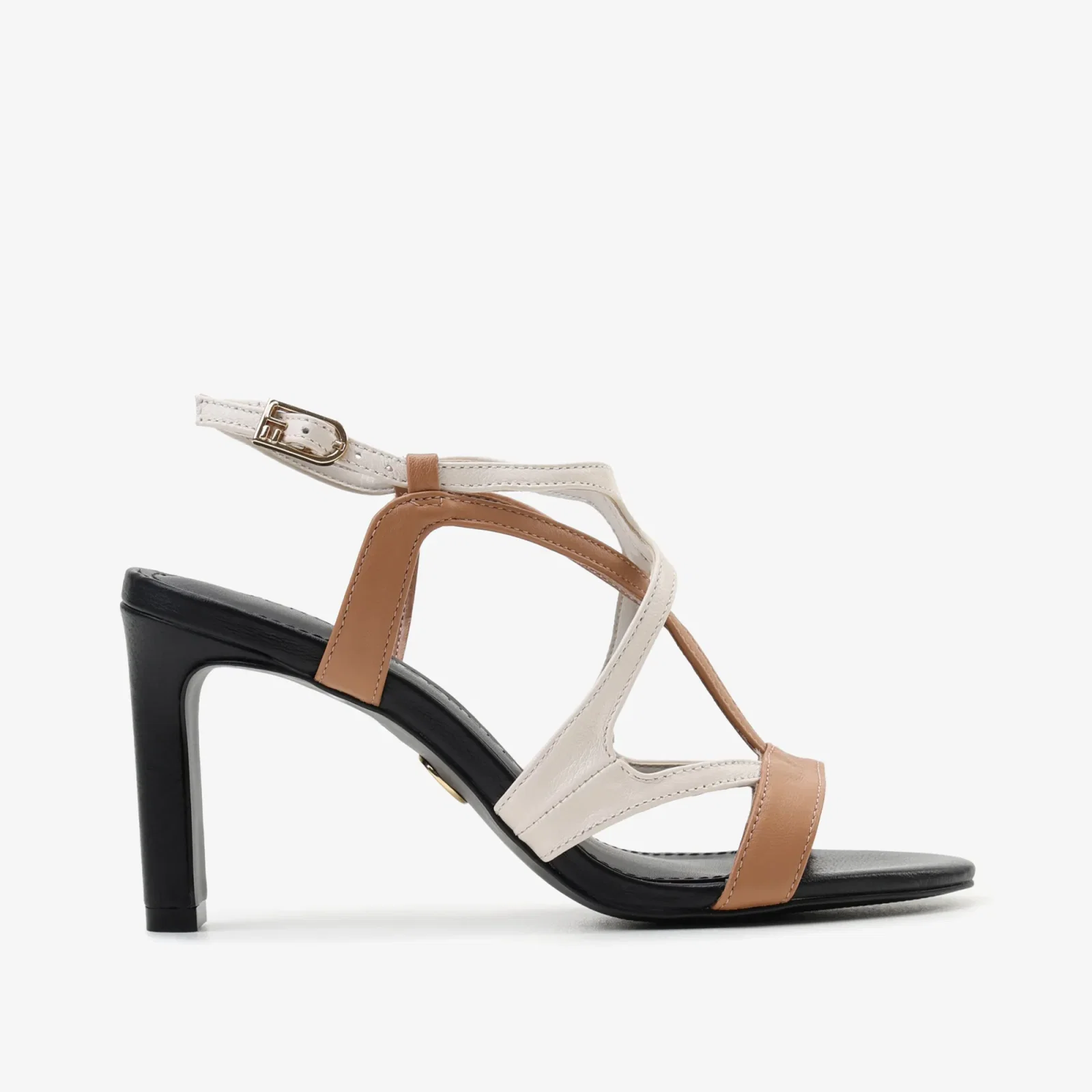 Sandália Preto Off White Cordilheira Couro — imagem 1