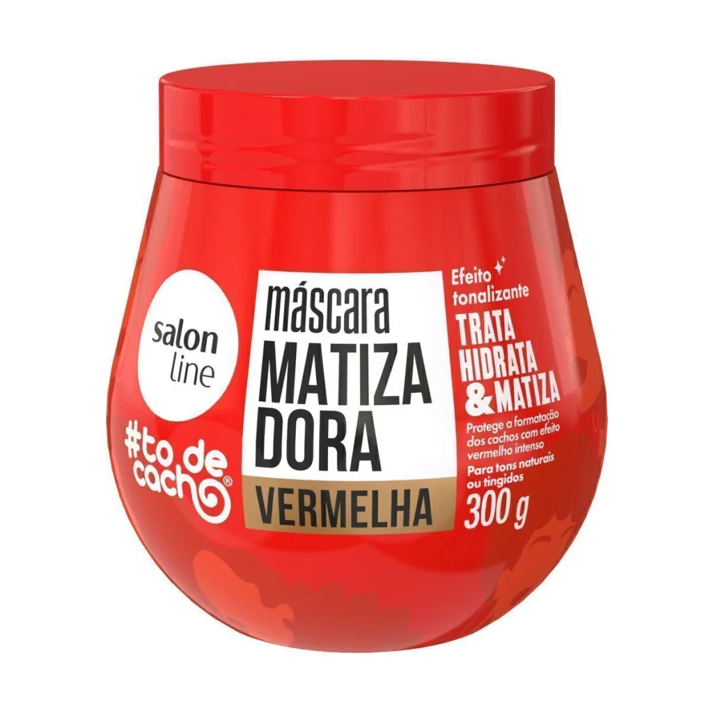 Máscara Matizadora Salon Line #todecacho Vermelha 300g