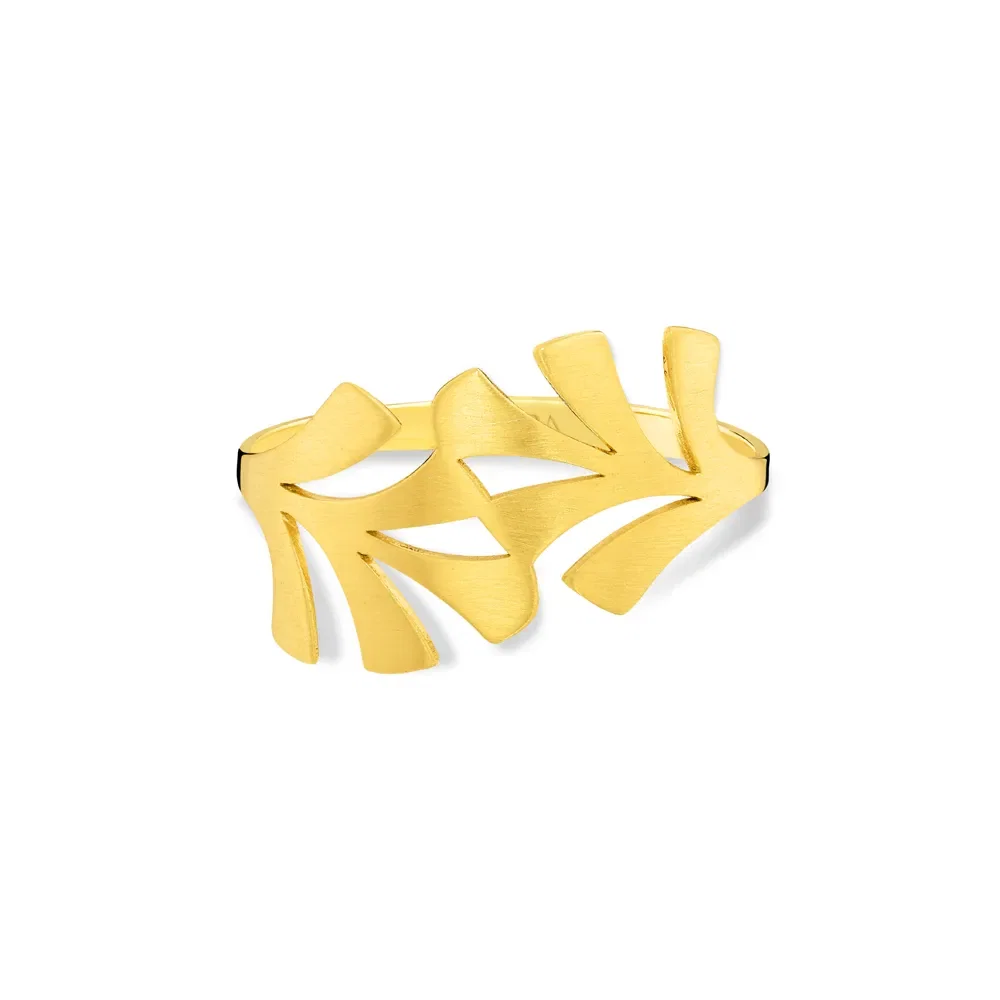 Anel Gold Palm em Ouro Amarelo 18k — imagem 1
