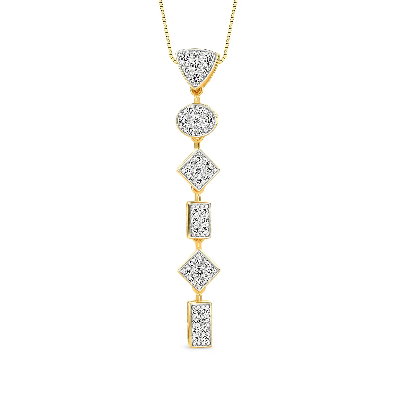 Pingente Sommet em Ouro Amarelo 18k com Diamantes 0,40 ct