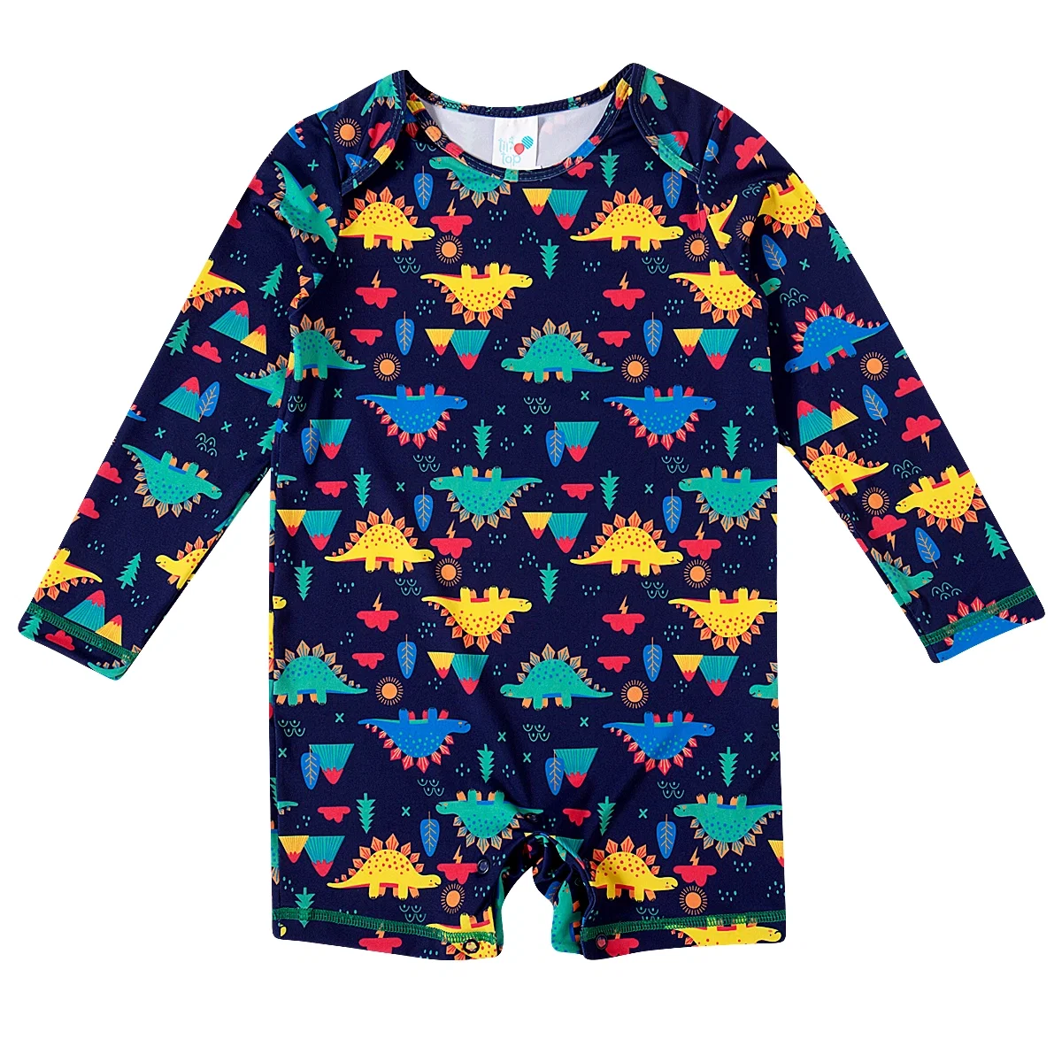 Macaquinho Praia Toddler Dino Lycra Proteção Uv 50+ Tip Top