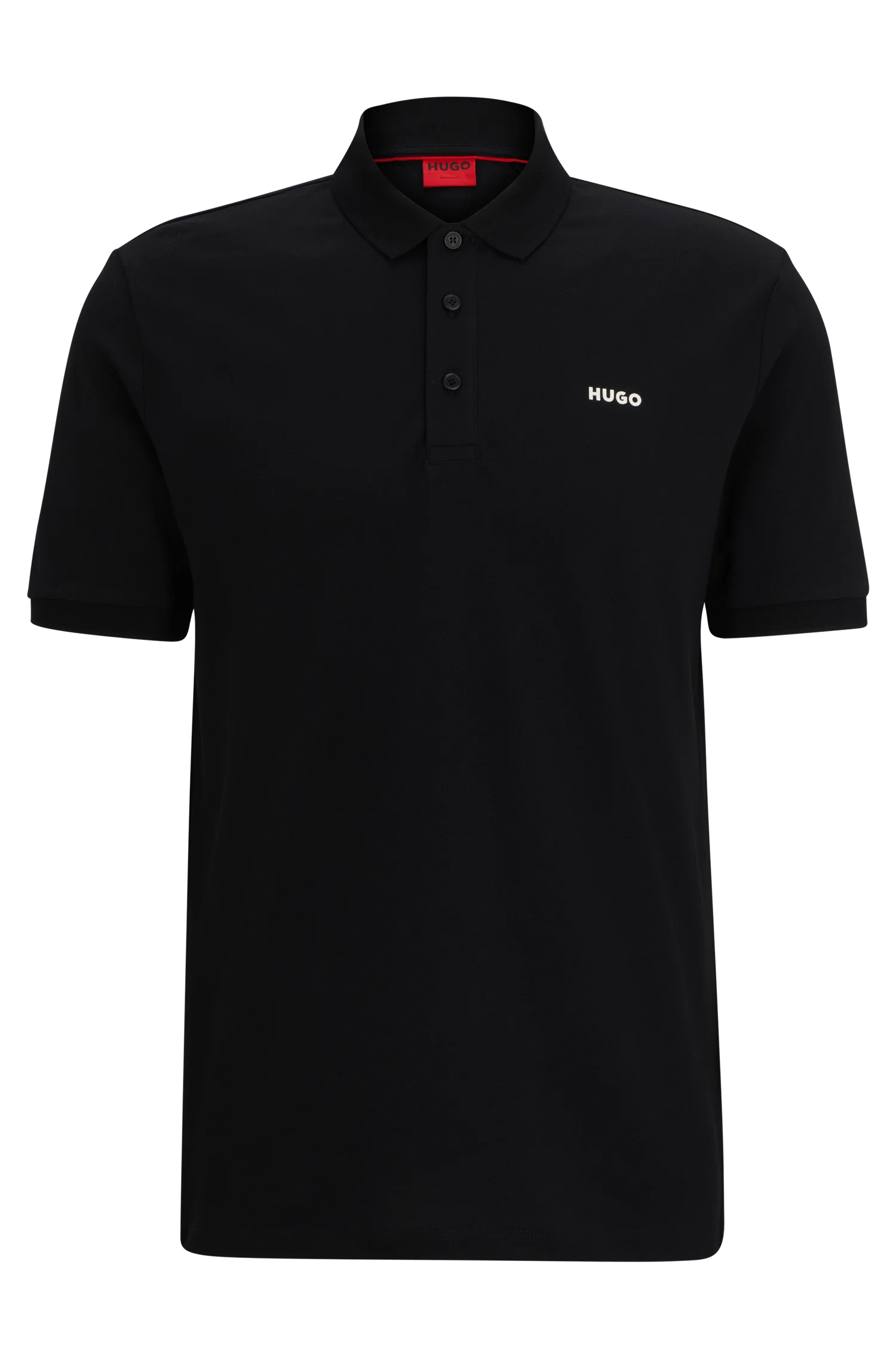 Polo Piqué De Algodão Com Estampa De Logo