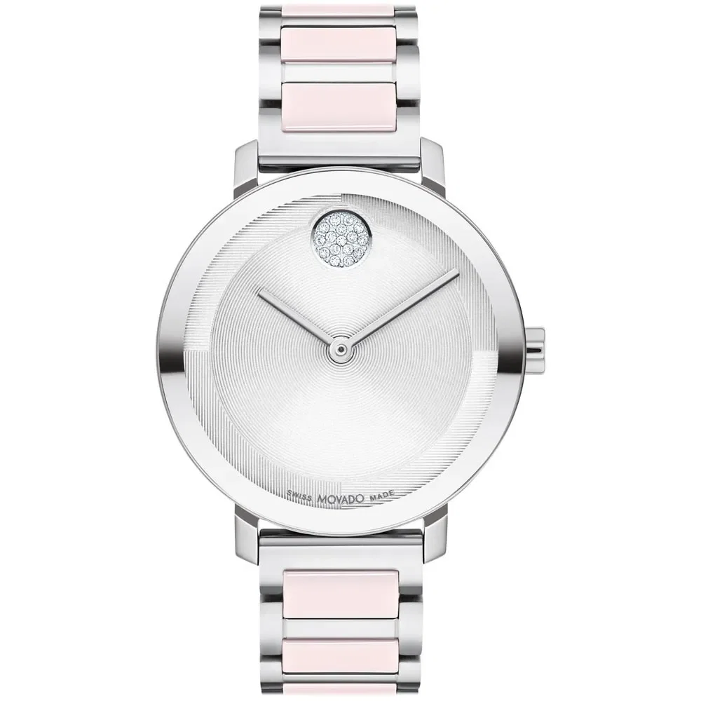 Relógio Movado Bold Evolution Feminino Prata e Rosa - 3601236
