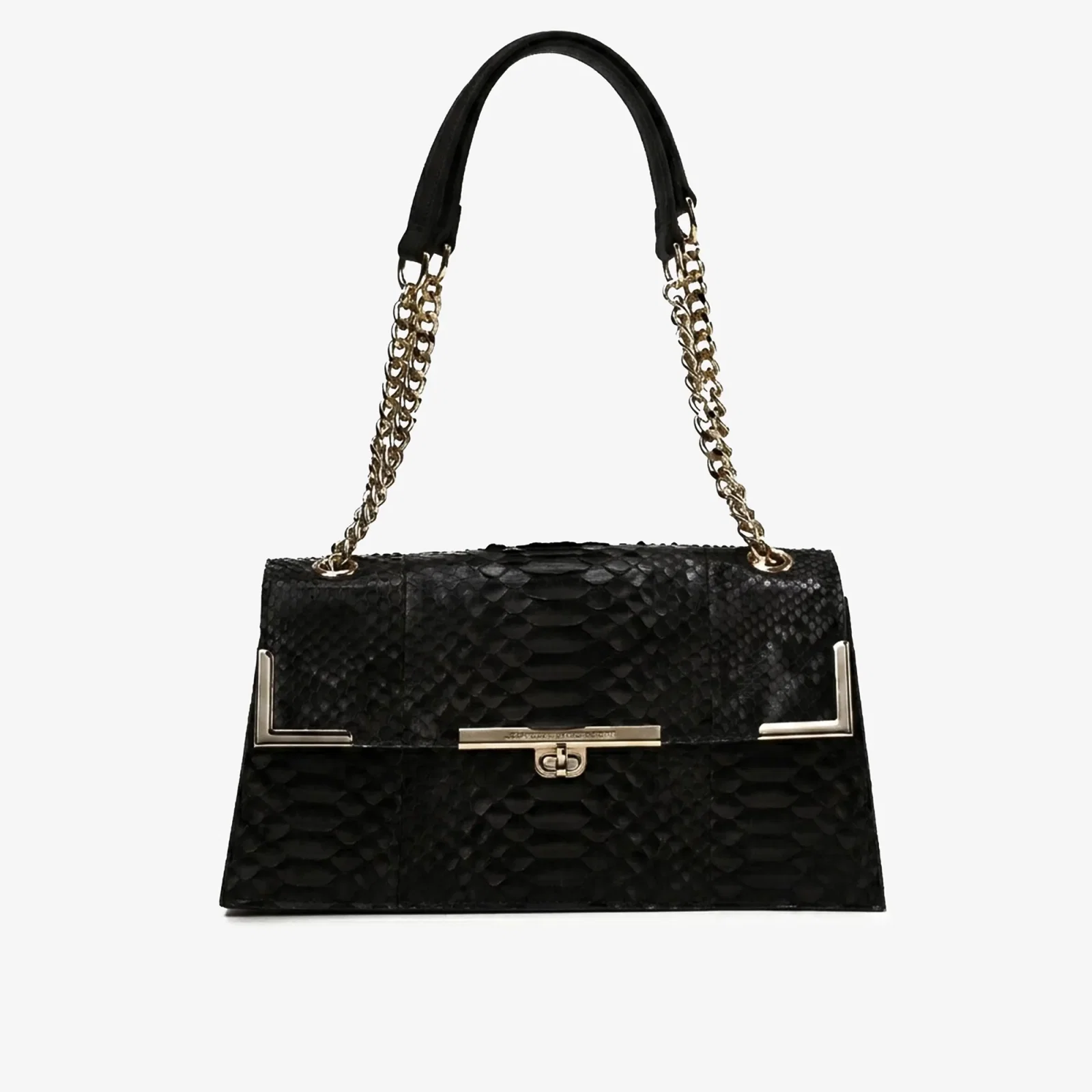 Bolsa De Ombro Preto Cobra Python