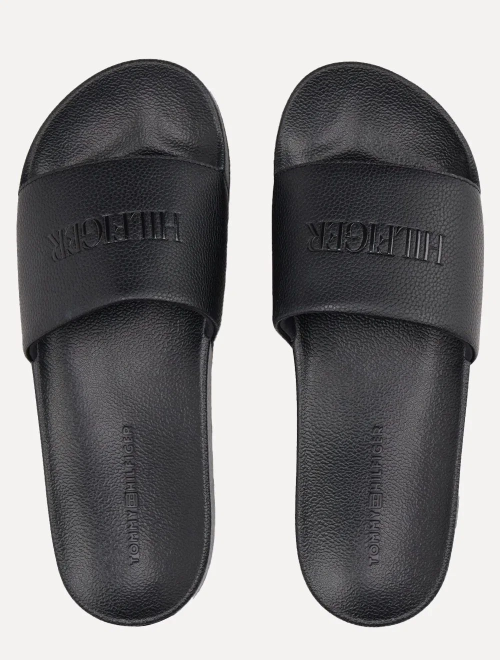 Chinelo Tommy Hilfiger Masculino Print Tumble Pool Slide Preto