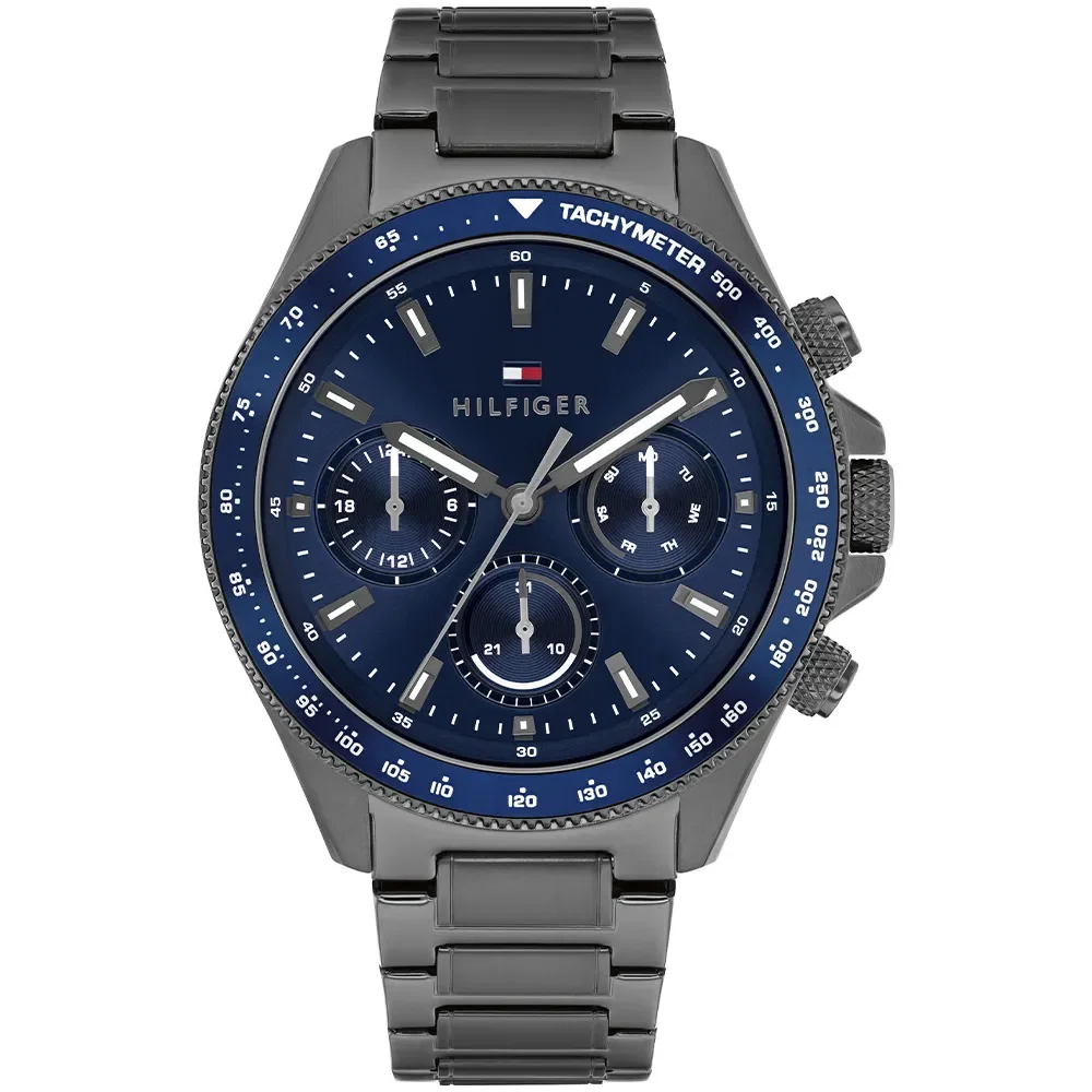 Relógio Tommy Hilfiger Clark Masculino em Aço Cinza 1792212