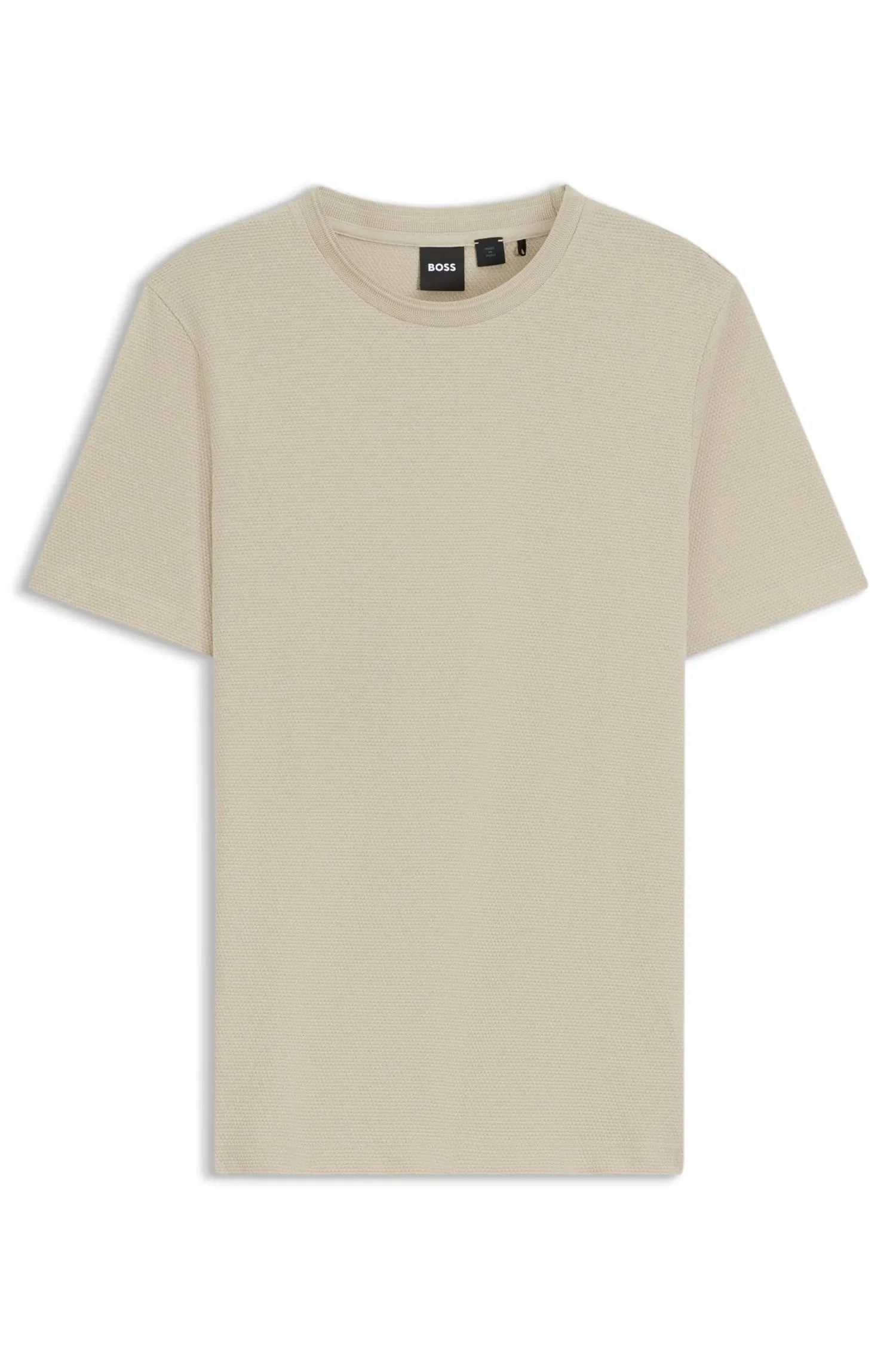 Camiseta De Algodão Com Estrutura De Jacquard — imagem 1