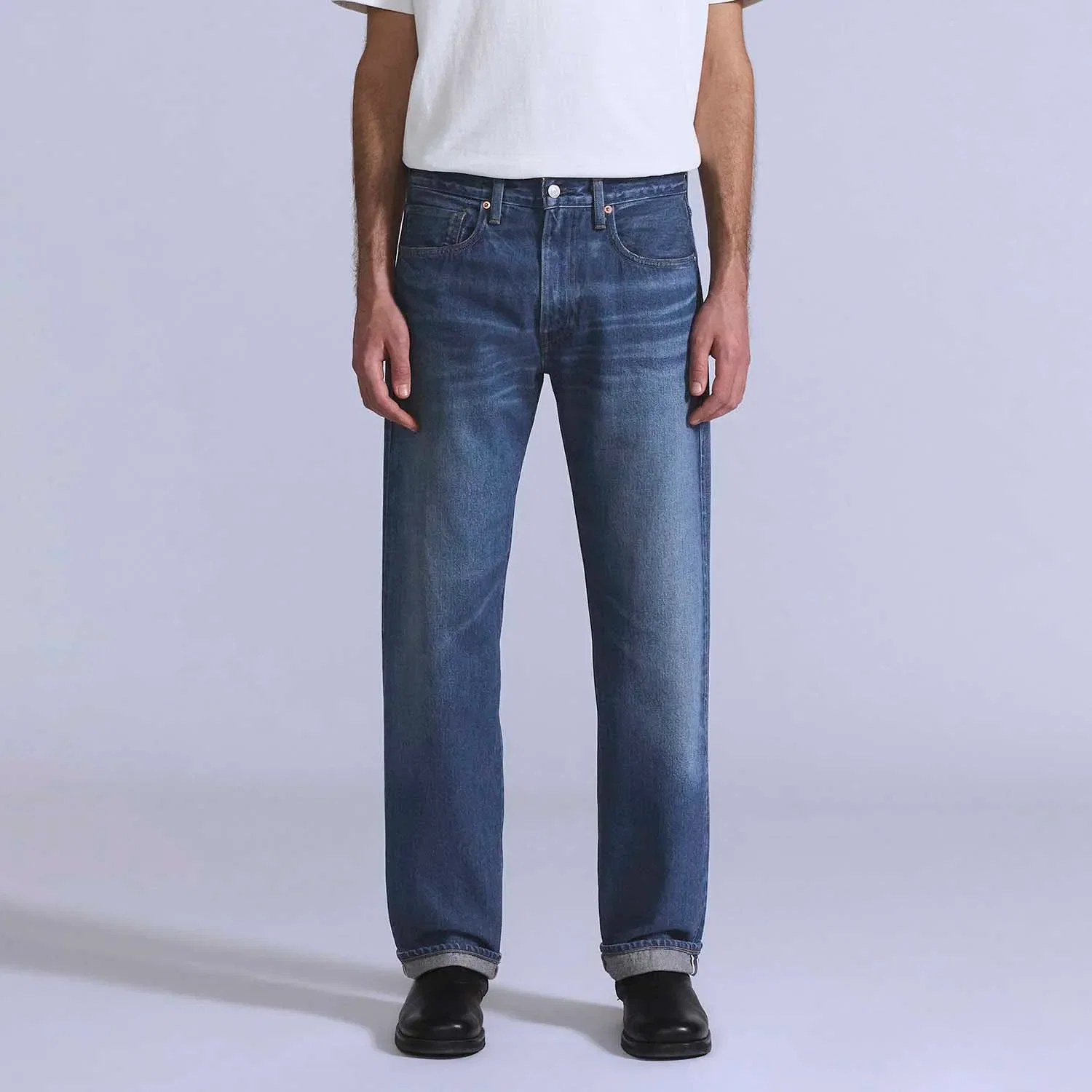 Calça Jeans Levi's® Blue Tab Anchor Relaxed Straight Lavagem Média — imagem 1