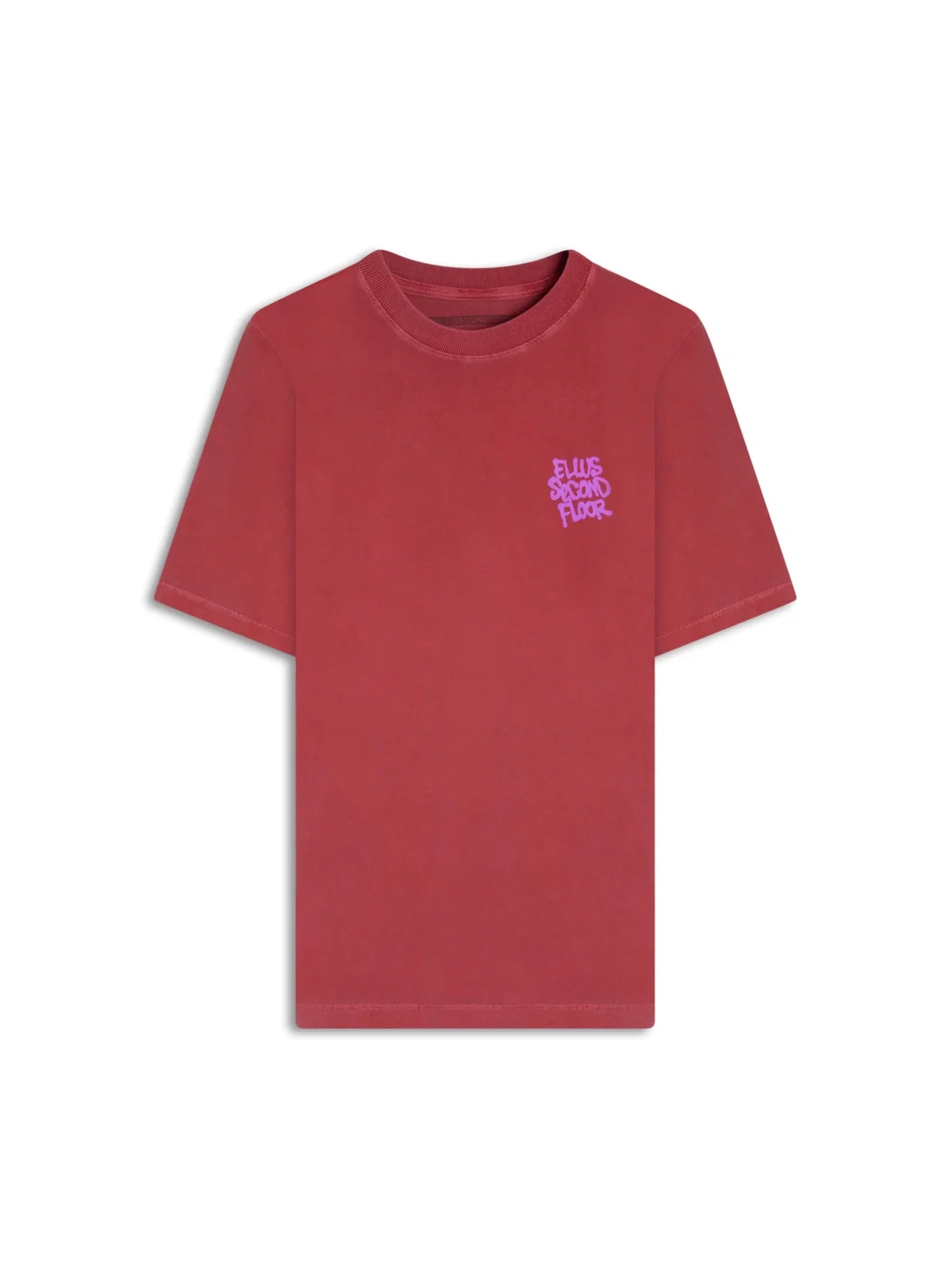 T-Shirt 2nd Floor Washed Over Cereja — imagem 1