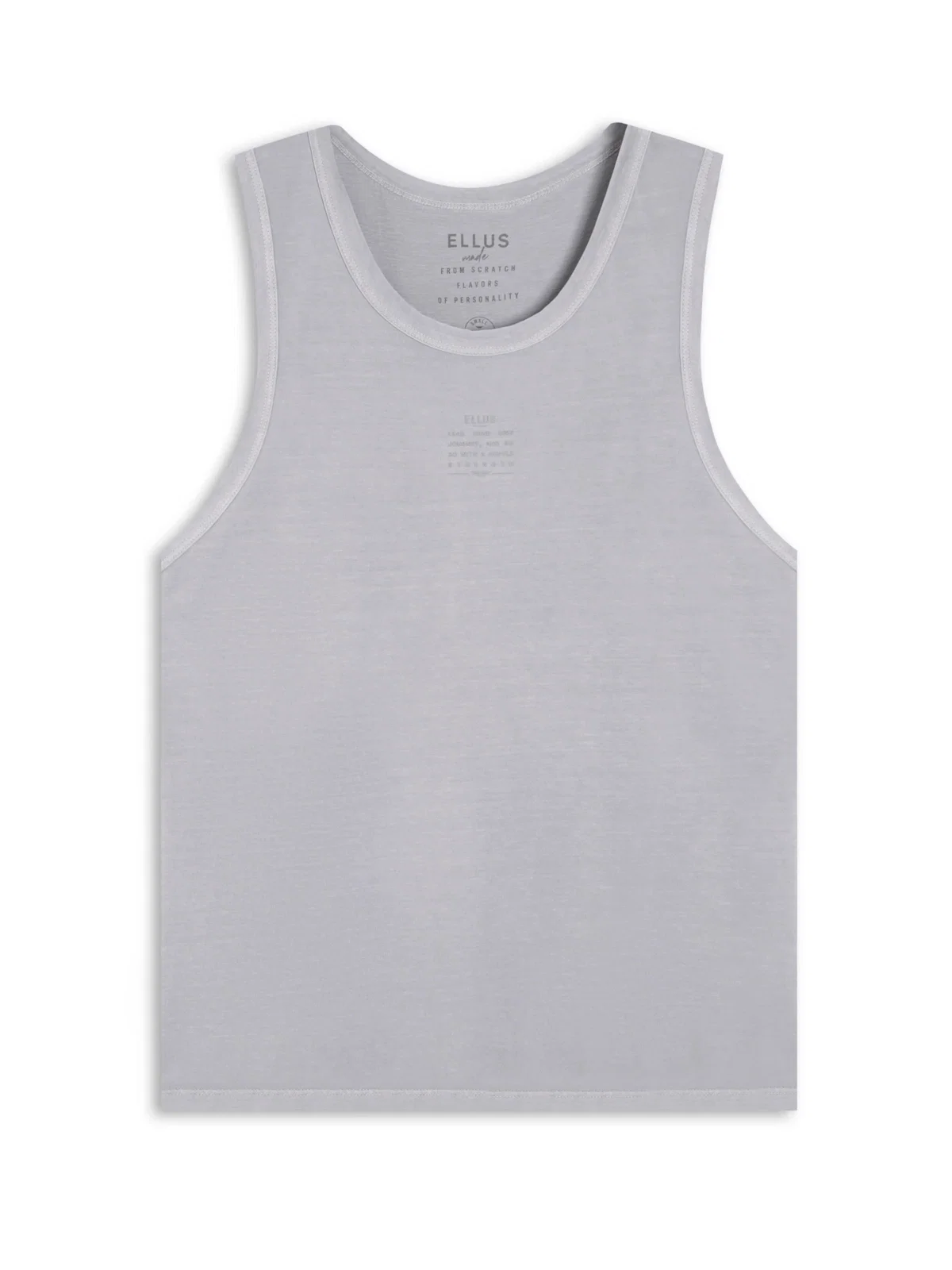 Regata Rib Washed Ellus Slim Azul Seco — imagem 1