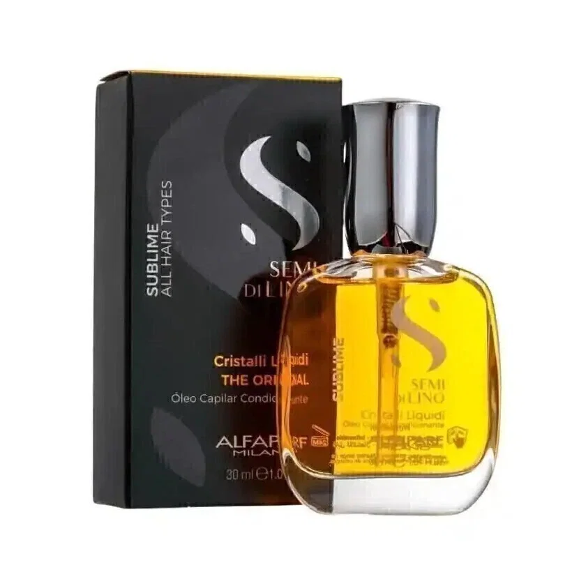 Óleo Capilar Alfaparf Semi Di Lino Sublime Cristalli Liquidi 30ml