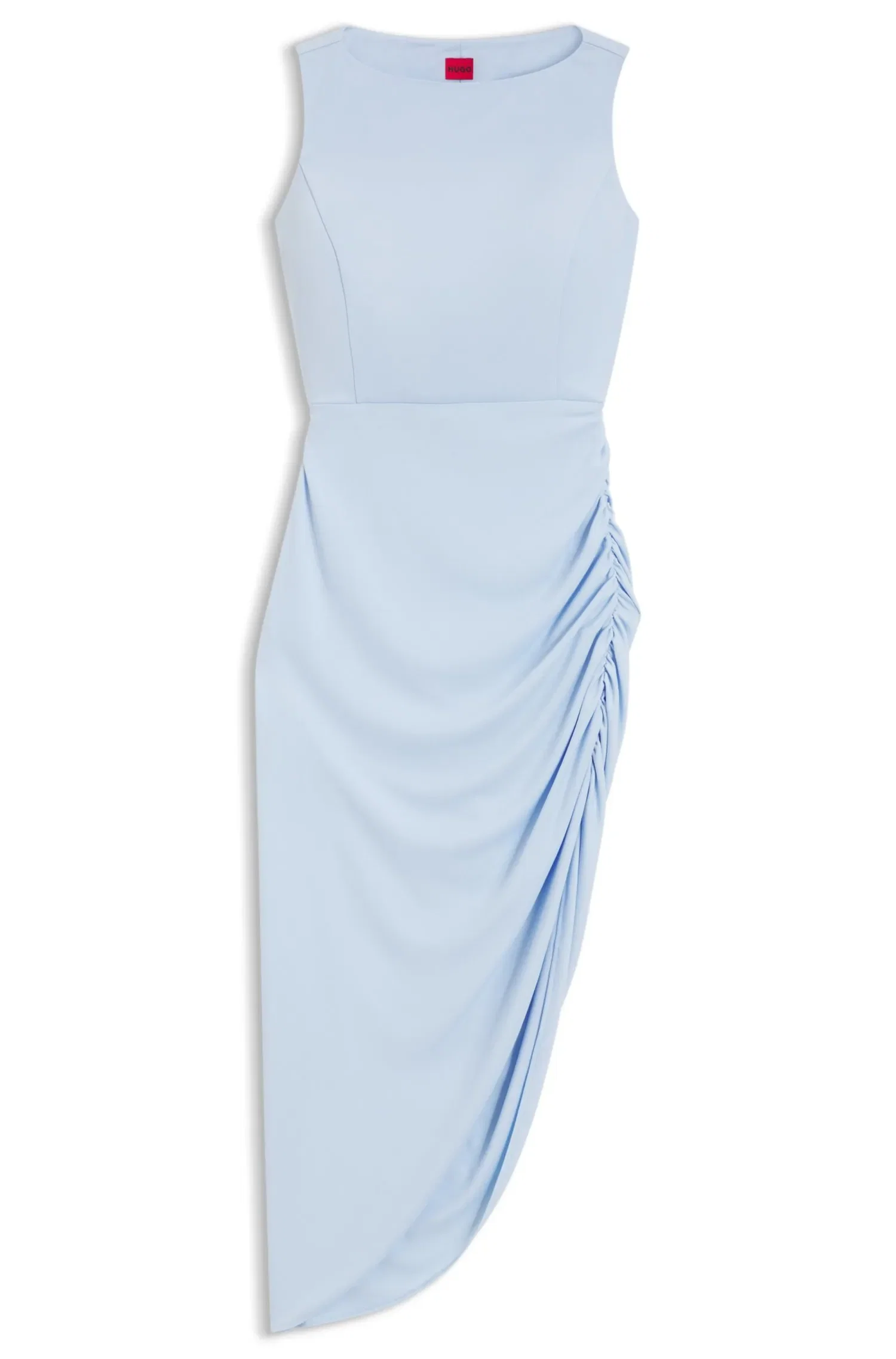 Vestido De Crepe Com Bainha Franzida — imagem 1
