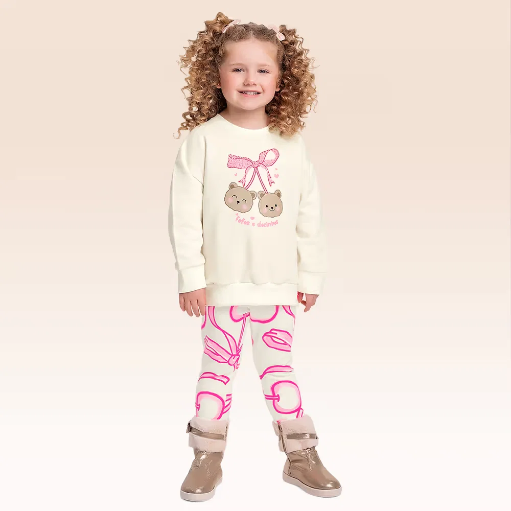 Conjunto blusão e legging