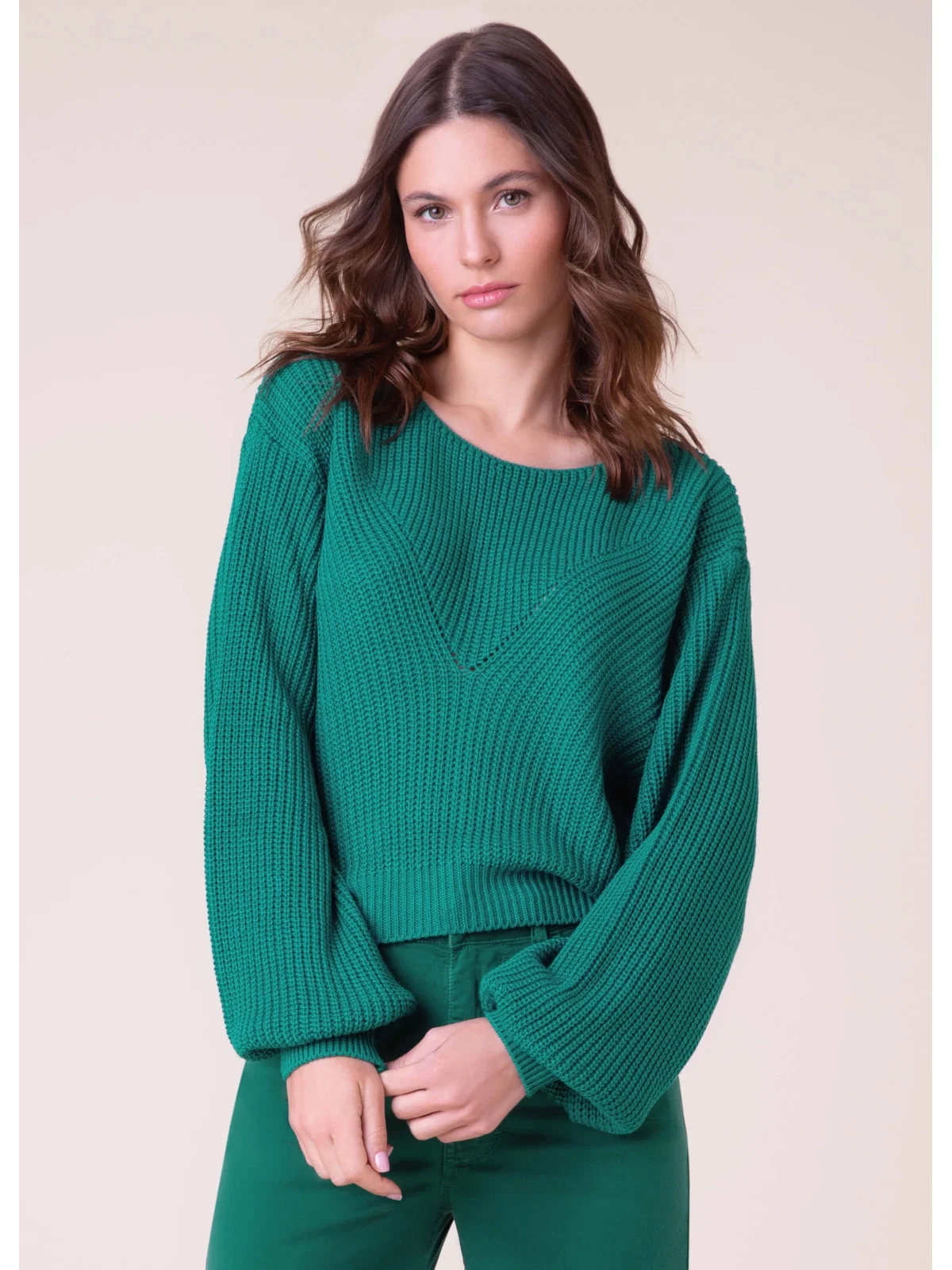 Tricot Pull Basic Bottle — imagem 1