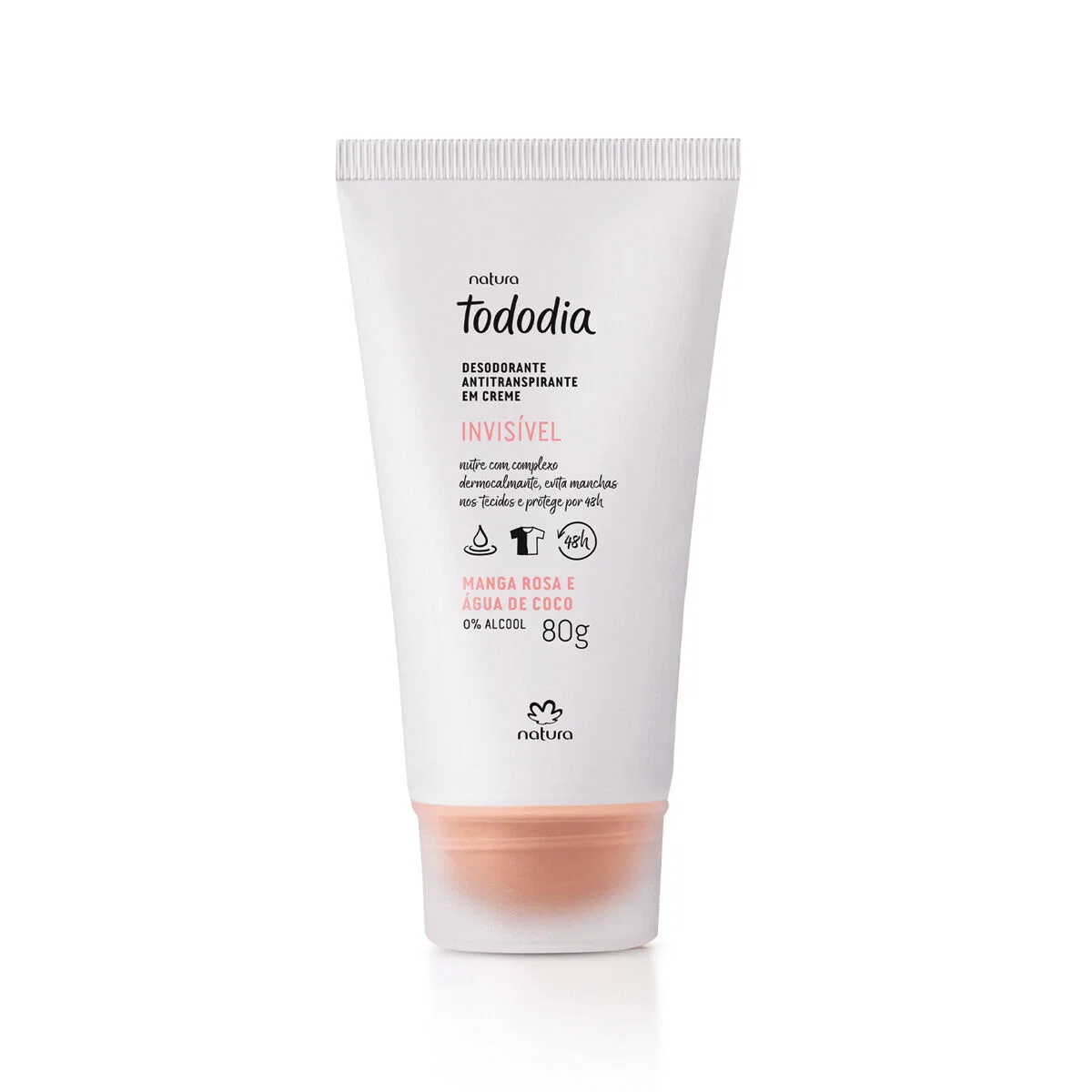 Desodorante Antitranspirante em Creme Tododia Manga Rosa e Água de Coco 80 g — imagem 1