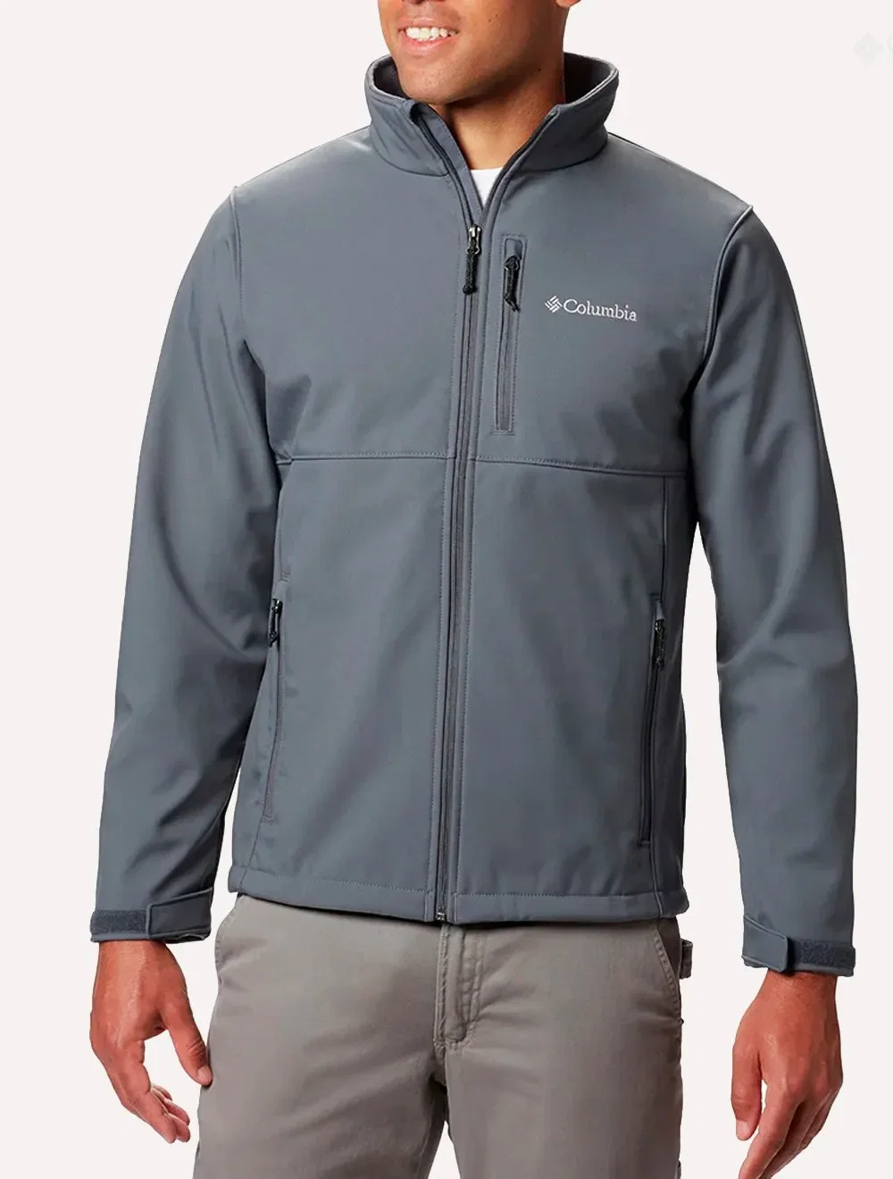 Jaqueta Columbia Masculina Nexgen Ascender Softshell Cinza — imagem 1