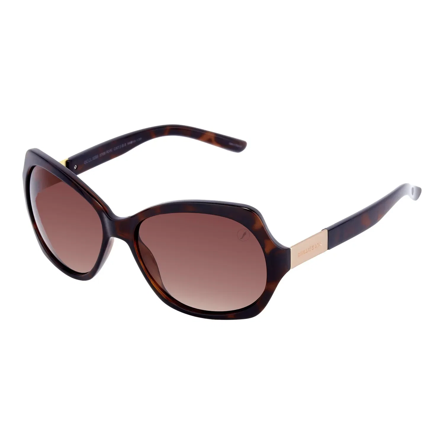 Óculos de Sol Feminino Chilli Beans Quadrado Degradê Marrom — imagem 1