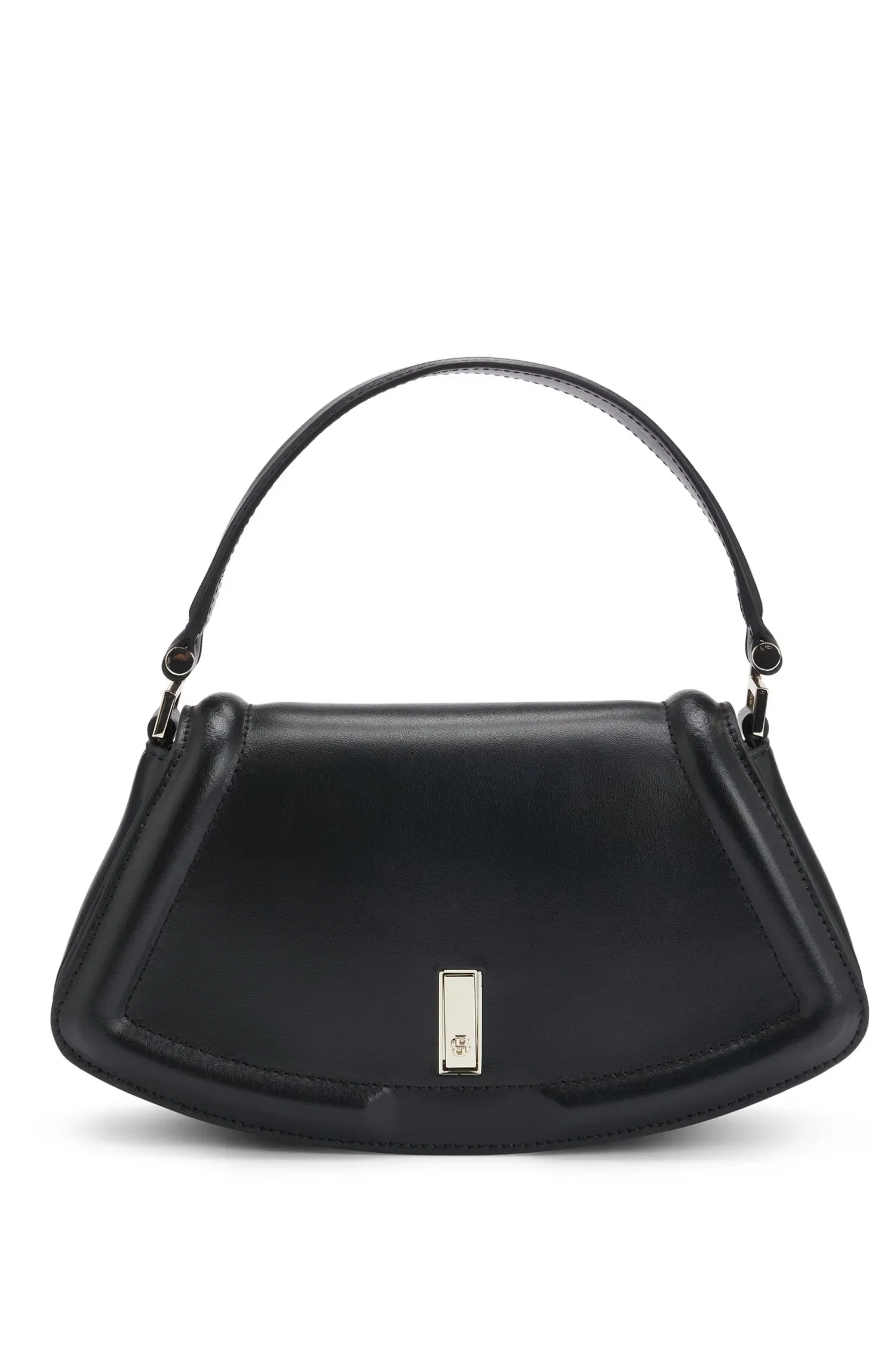 Bolsa A Tiracolo De Couro Ariell Com Monograma Double B