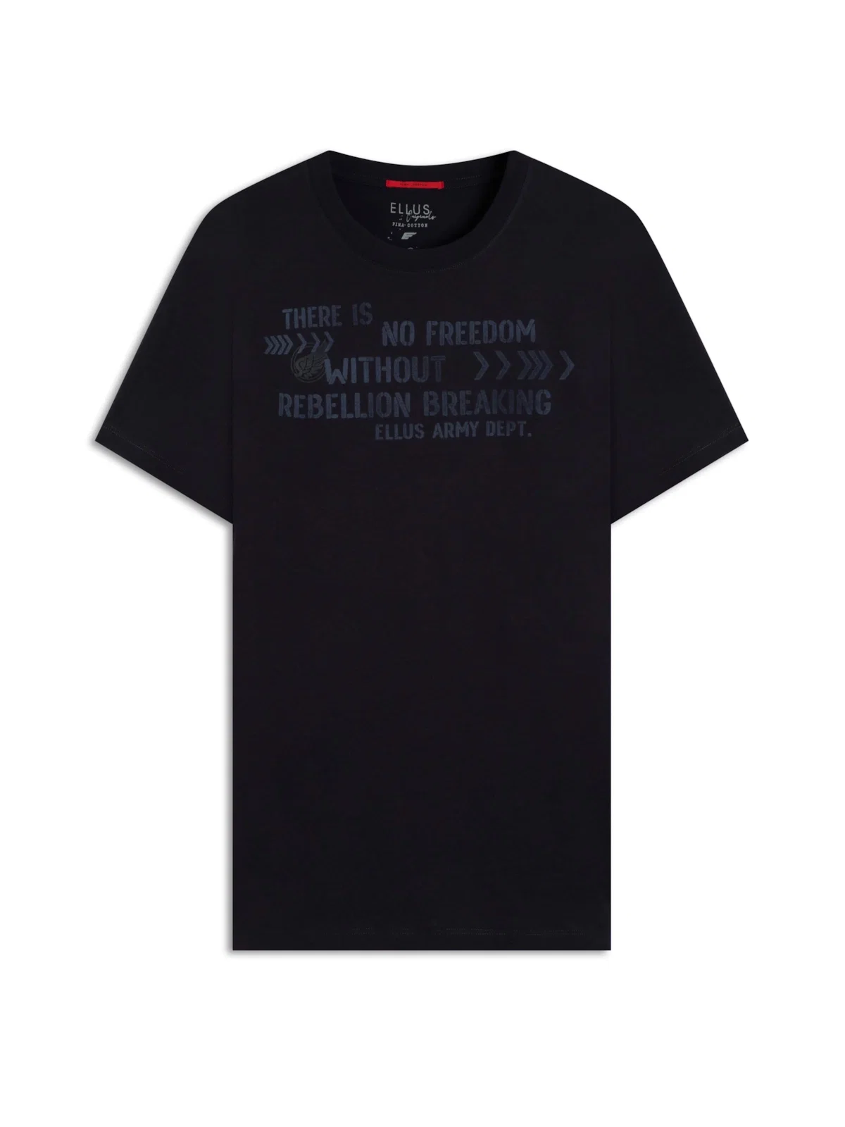 T-Shirt Pima No Freedom Dark Navy