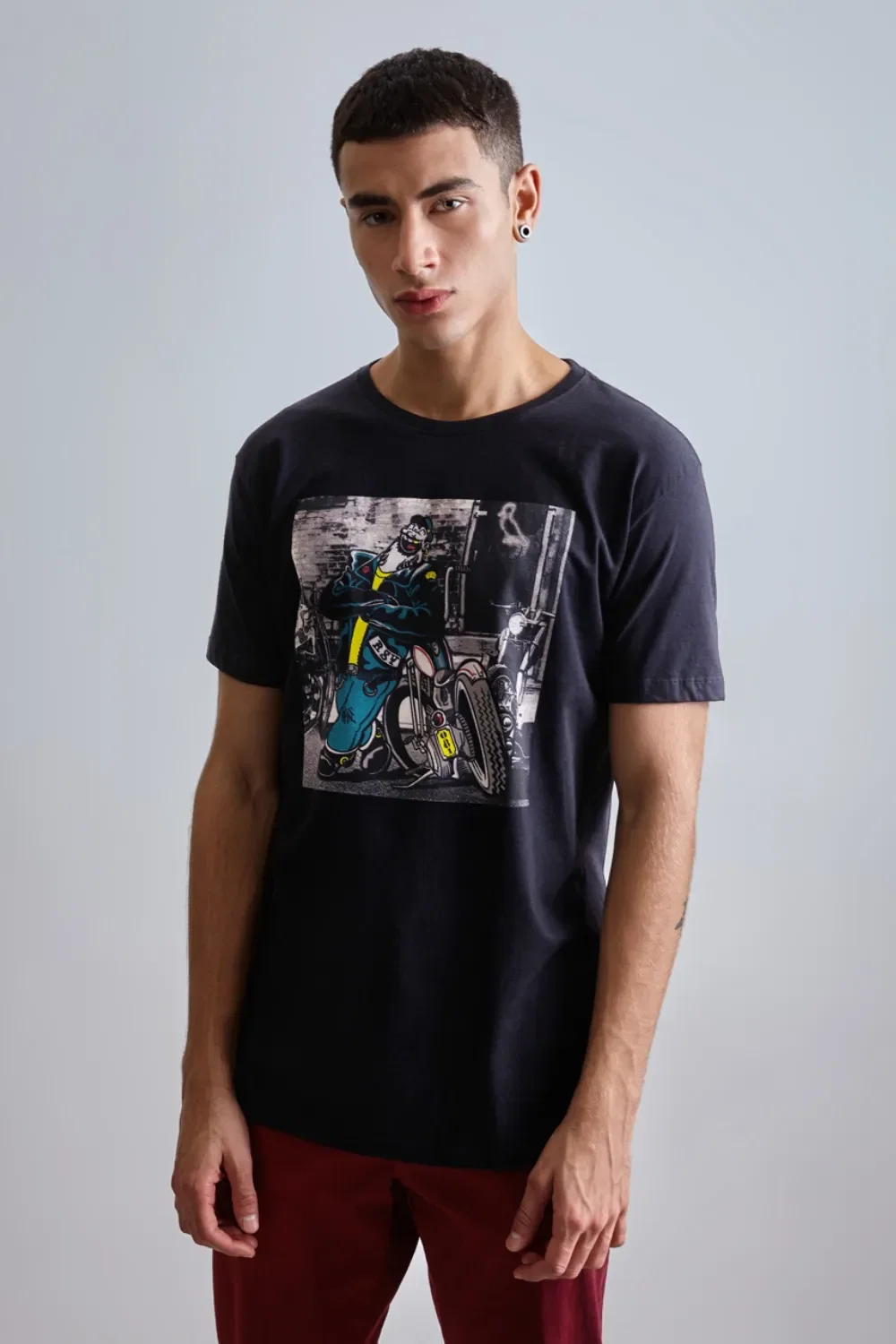 Camiseta Estampada Biker Brutus