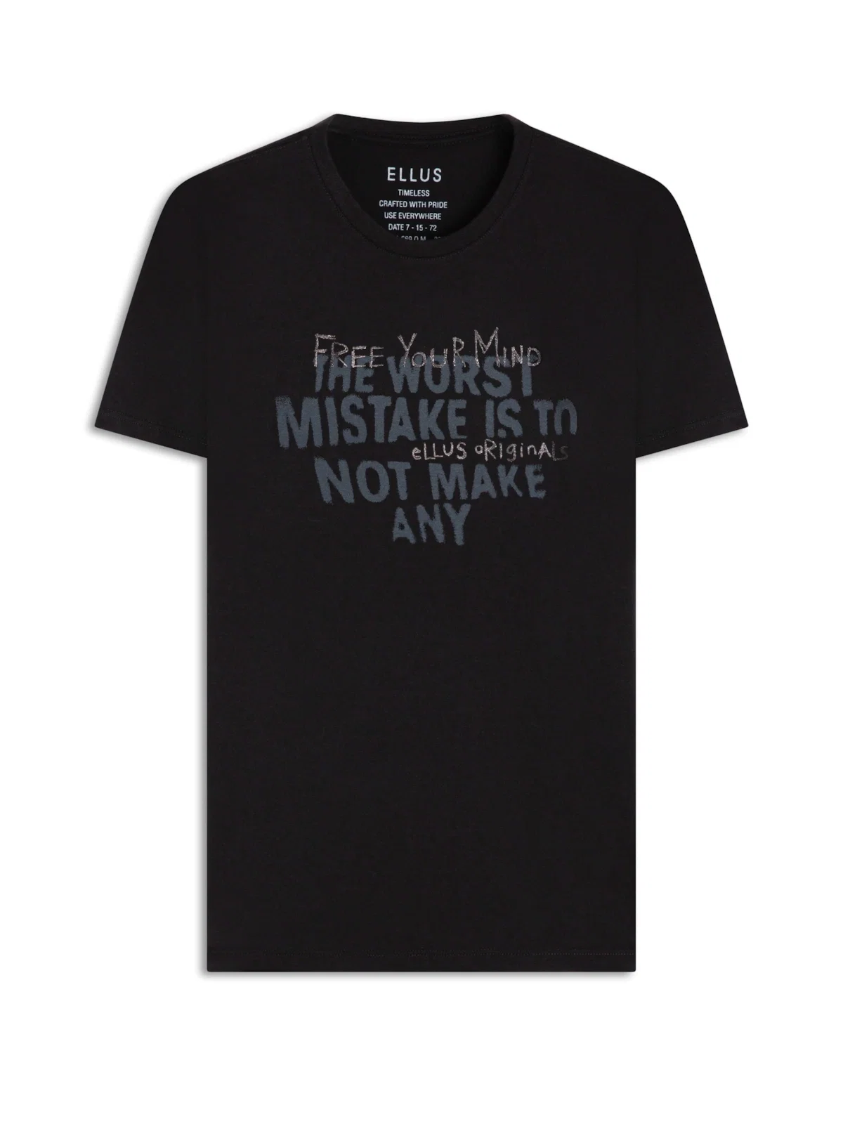 T-Shirt Fine Free Your Mind Preto