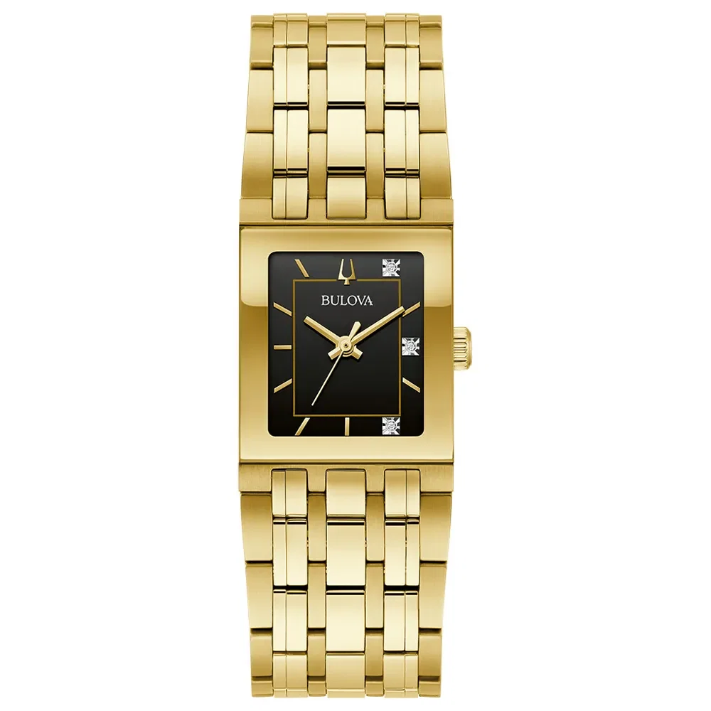 Relógio Bulova Marc Anthony Feminino Aço Dourado 97P167N