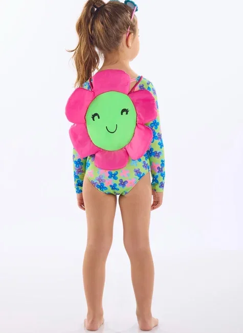 Bolsa Florzinha Infantil Feminina em Microfibra (Rosa) Up Baby