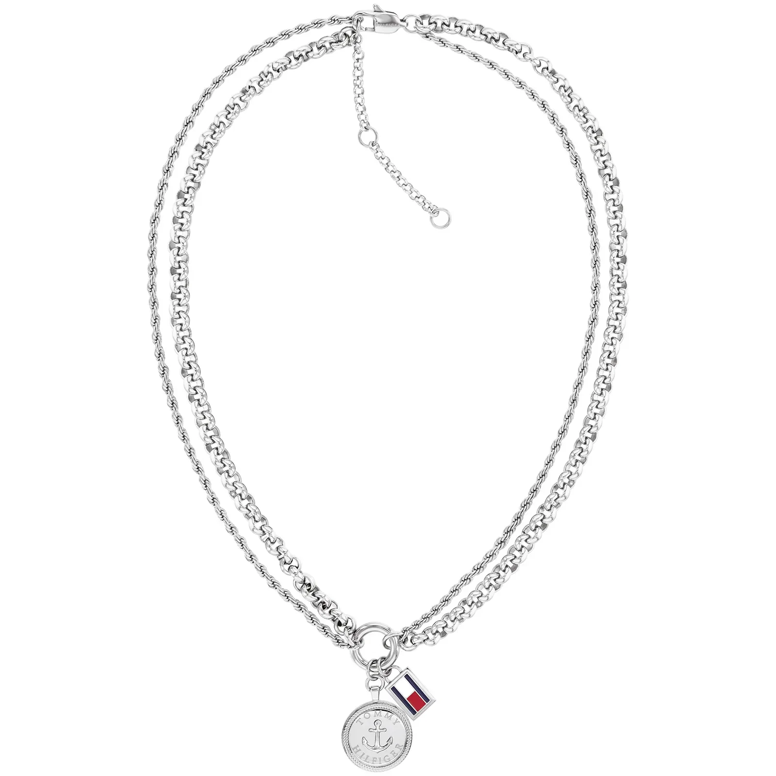 Corrente Tommy Hilfiger Nautical Charms em Aço Prateado 2781024