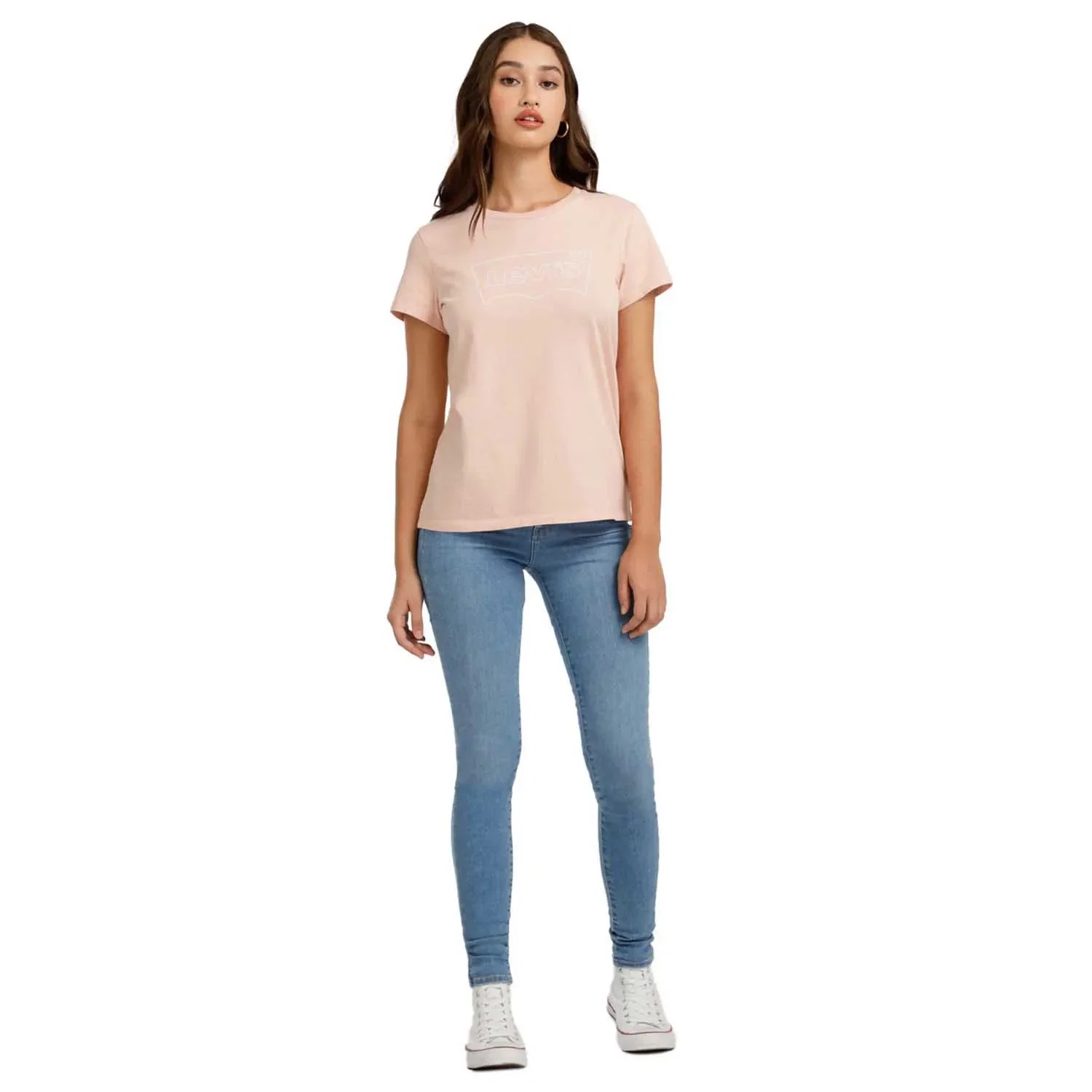 Calça Jeans Levi's® 720® High Rise Super Skinny Lavagem Clara — imagem 1