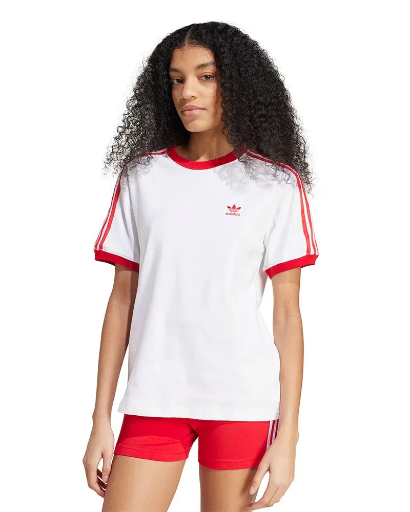 Camiseta Adidas Adicolor 3 Stripes Feminina