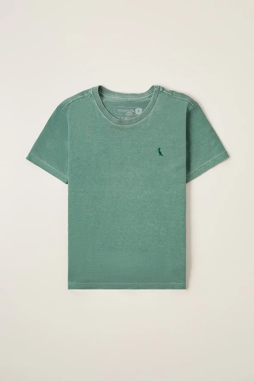 Camiseta RESERVA MINI Pica-pau Bordado Limo